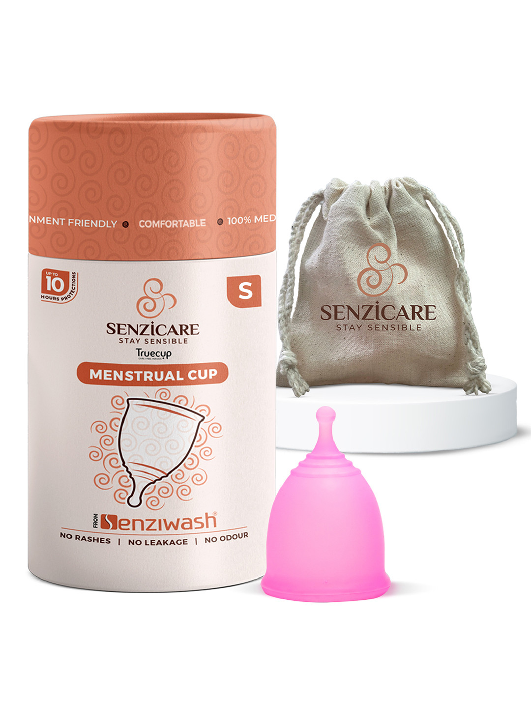 Senzicare Leakproof Reusable Menstrual Cup - S