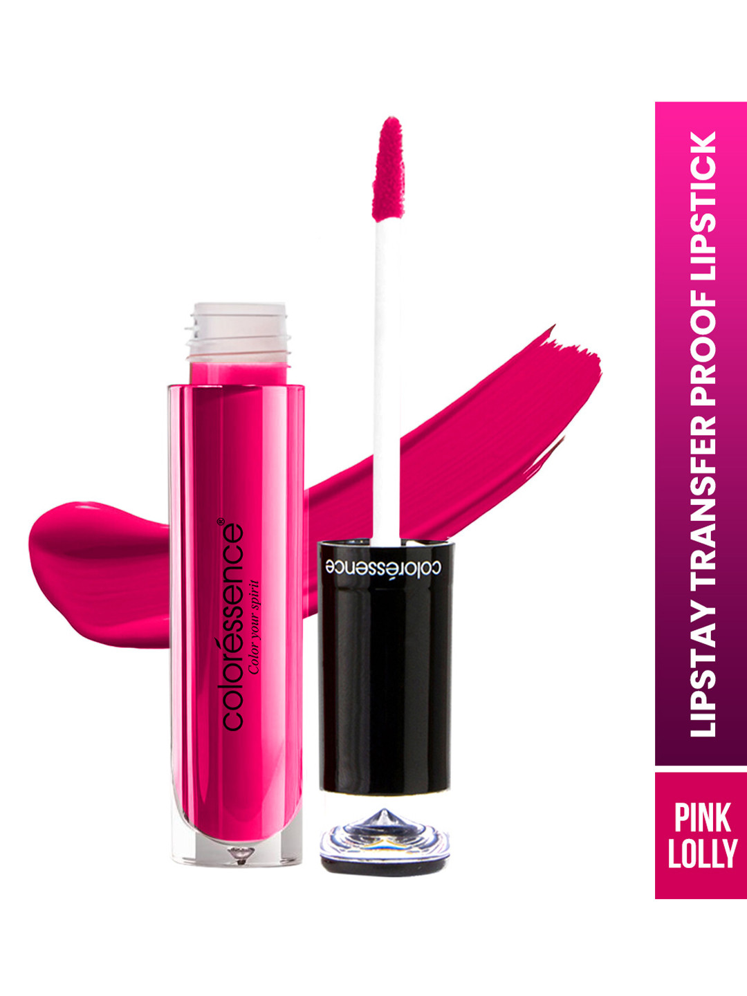 Coloressence Lipstay Transfer Proof Liquid Lipstick 4ml - Pink Lolly