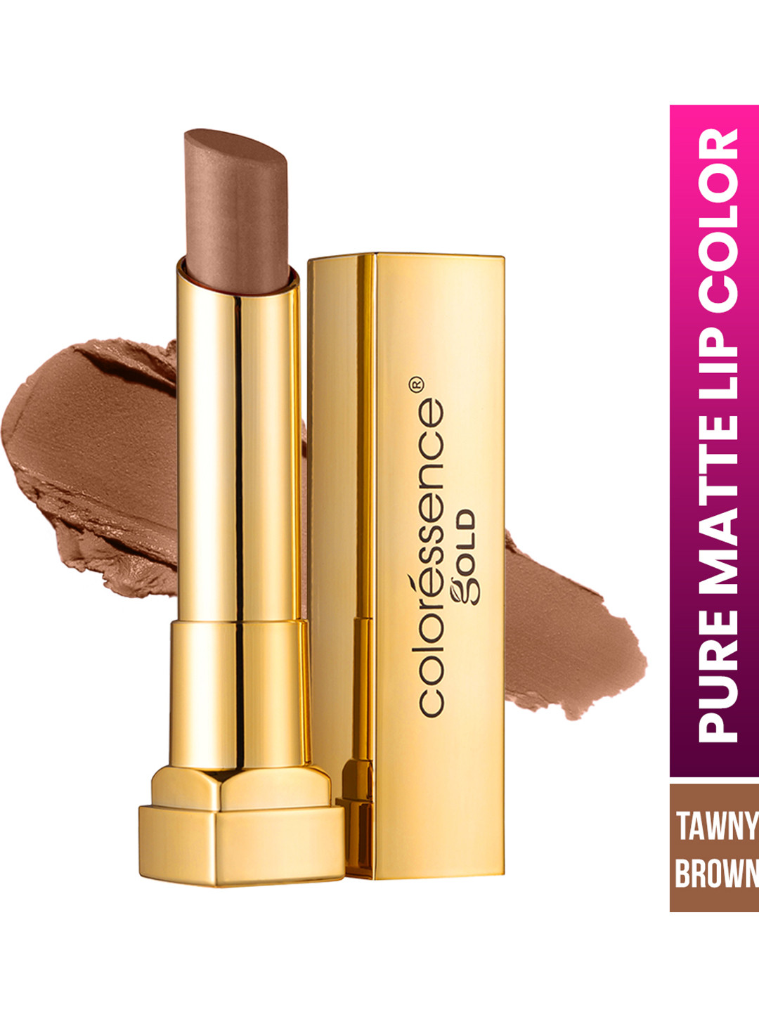 Coloressence Pure Matte Lip Color 3.3g - Tawny Brown