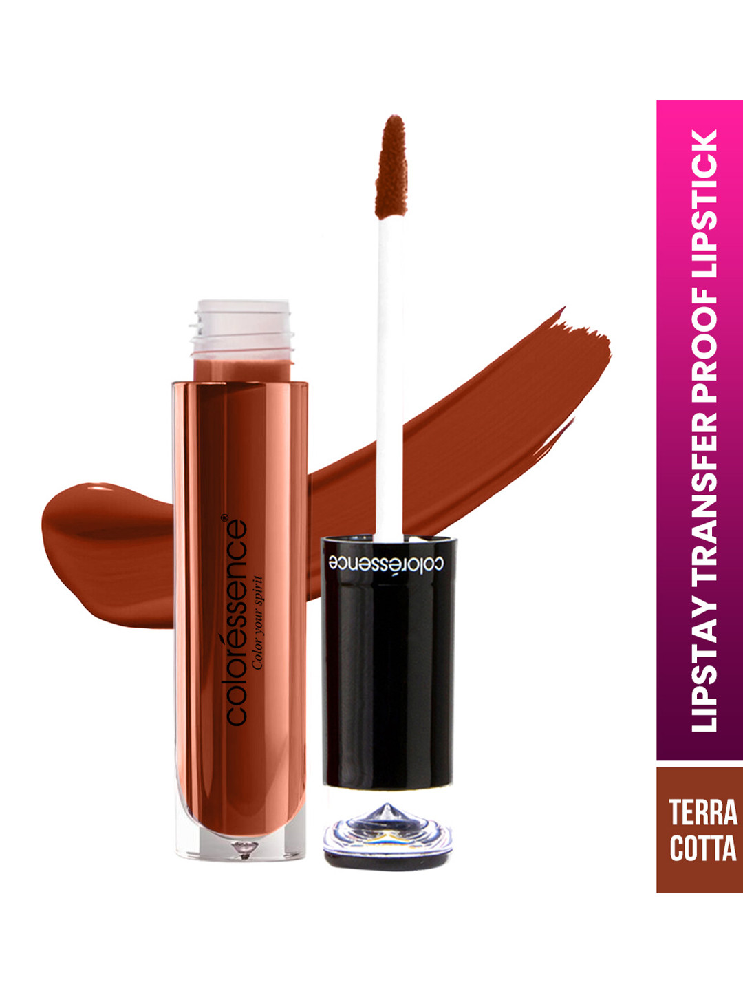 Coloressence Lipstay Transfer Proof Liquid Lipstick - 4ml - Terracotta - LTP - 21