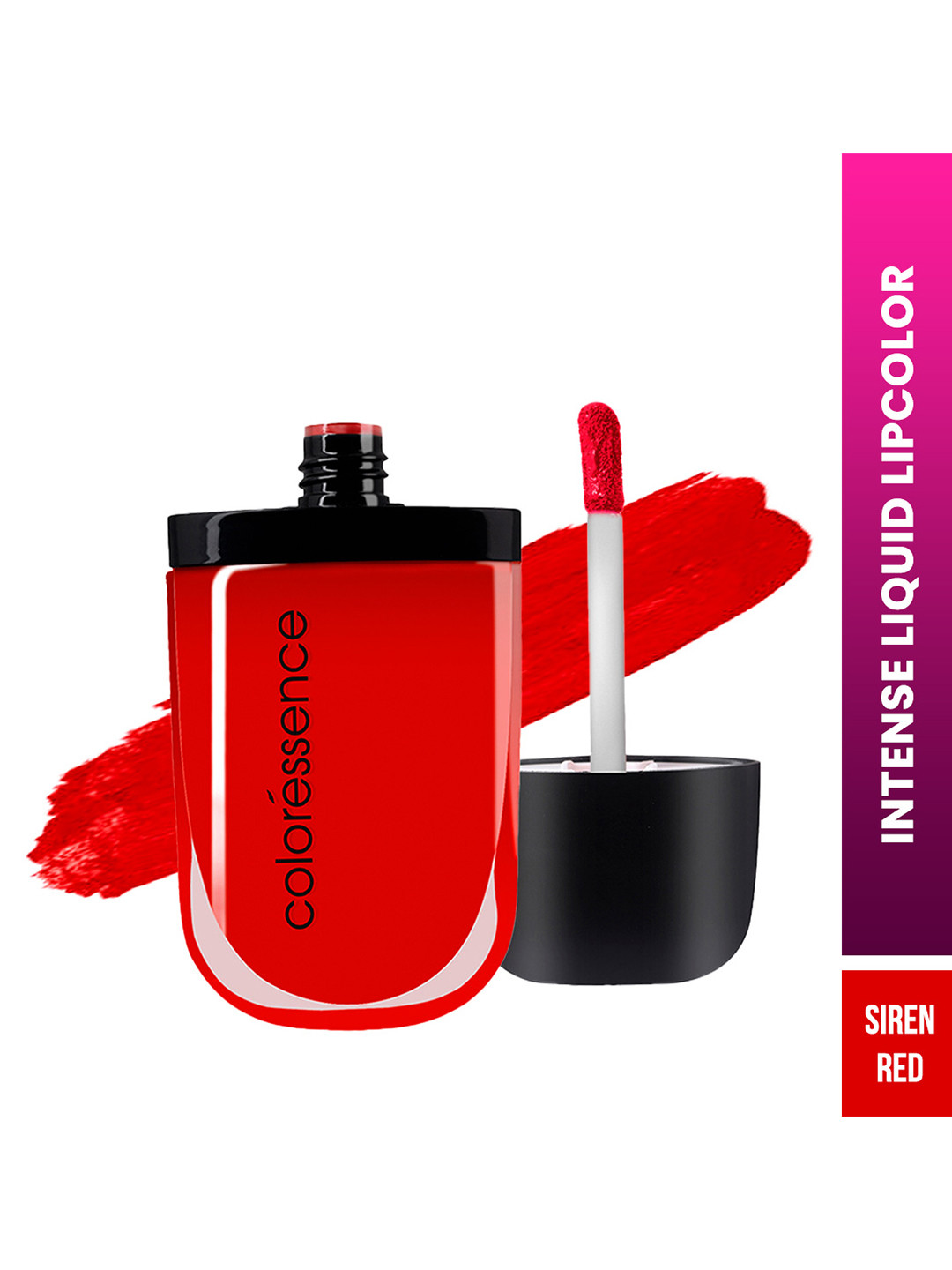 Coloressence Intense Long Lasting Liquid Lip colour - 8 ml - Siren Red - LLC - 4