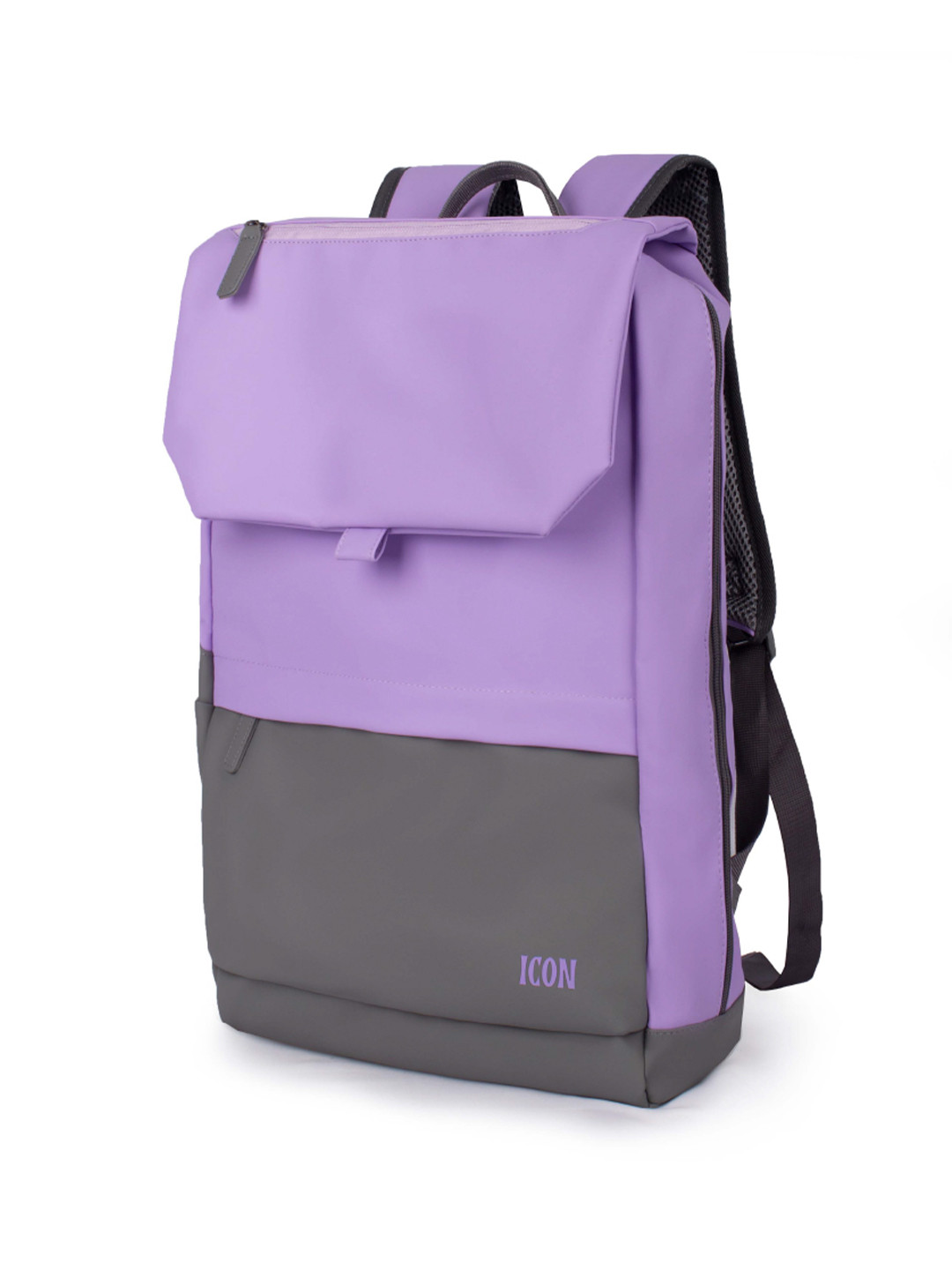 Icon Unisex PU Solid Padded Up To 16 Inch Laptop Bag