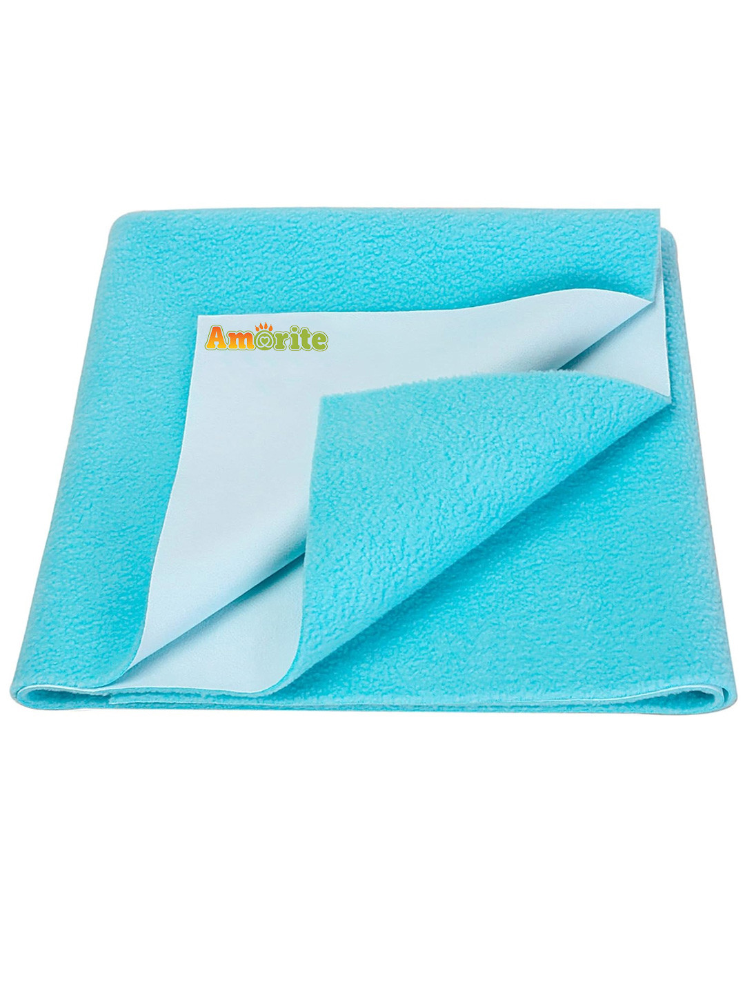 AMORITE Sea Blue Waterproof Washable Pet Mat for Dogs and Cats