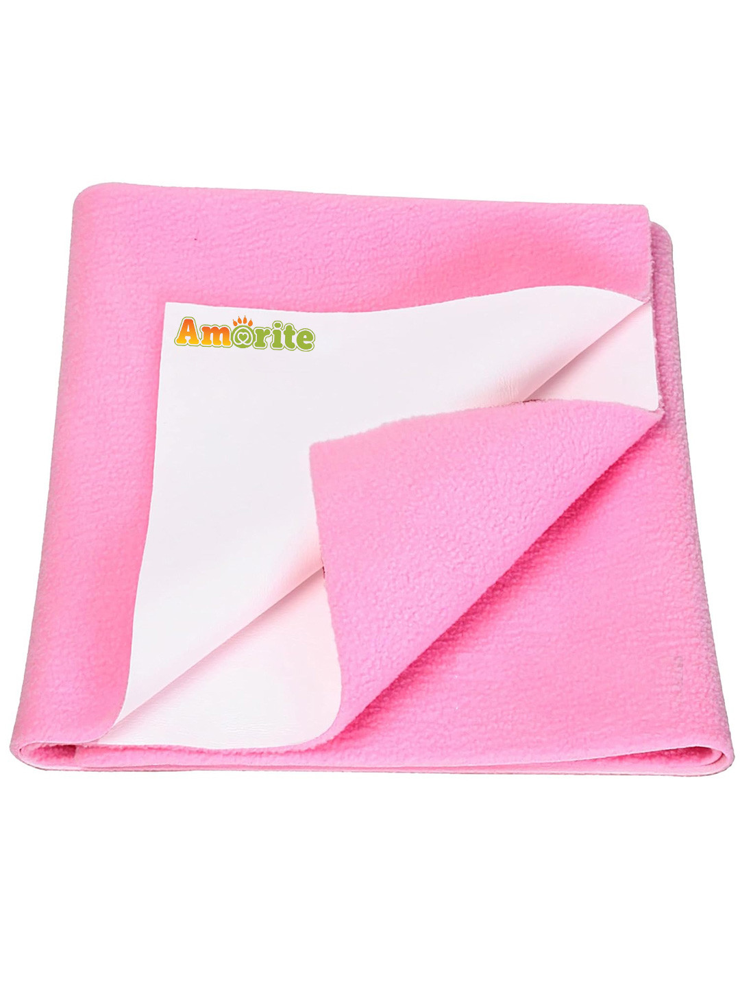 AMORITE Pink Waterproof Washable Pet Mat for Dogs and Cats