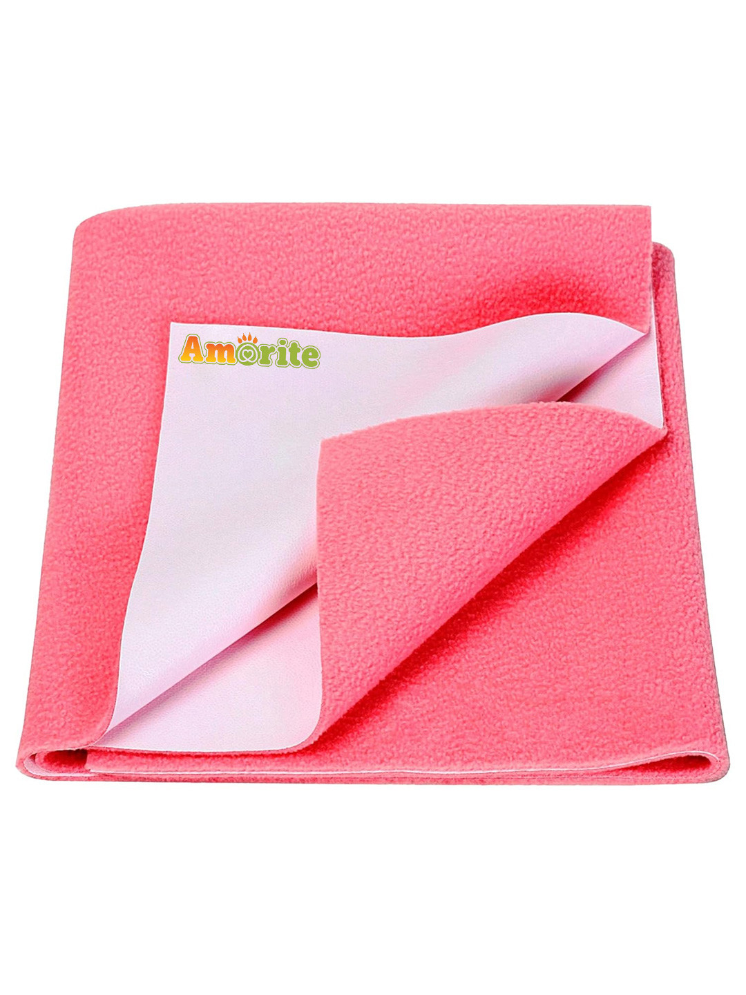 AMORITE Salmon Rose Waterproof Washable Pet Mat for Dogs and Cats