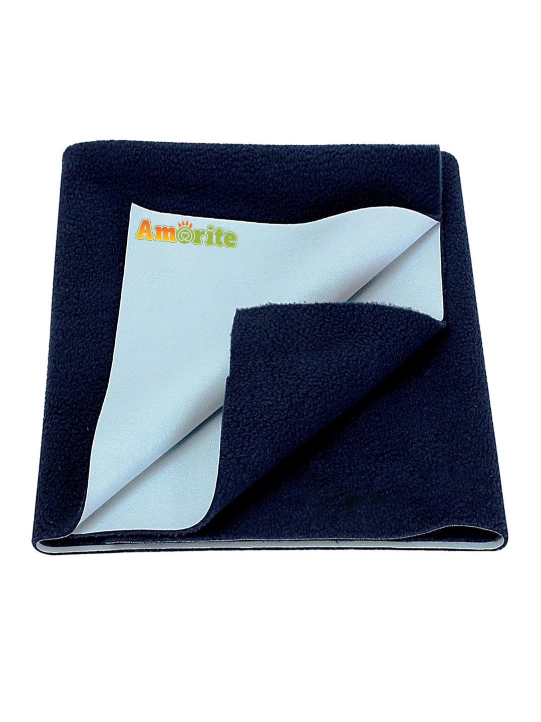 AMORITE Dark Blue Waterproof Washable Pet Mat for Dogs and Cats