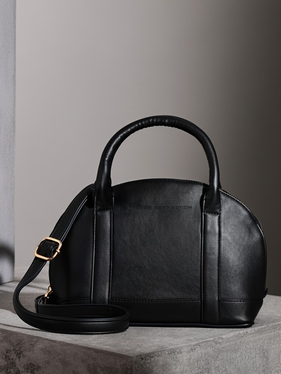 French Connection Structured Dome Handheld Bag