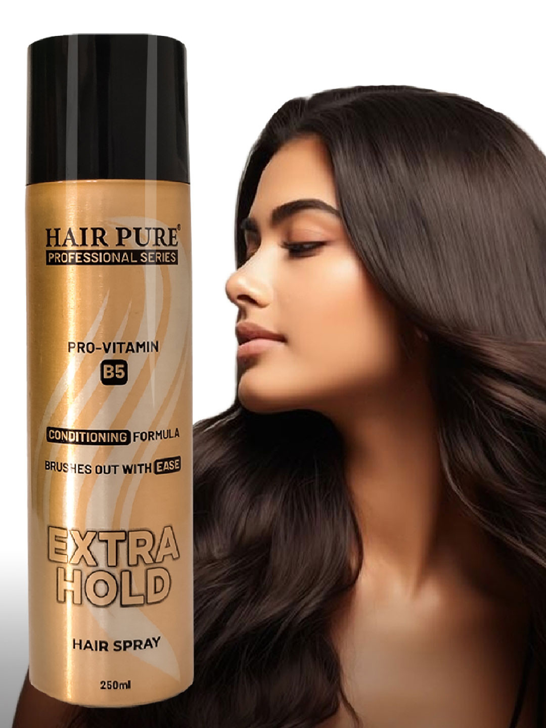 Hair Pure Pro-Vitamin B5 Conditioning Formula Extra Hold Hair Spray - 250 ml