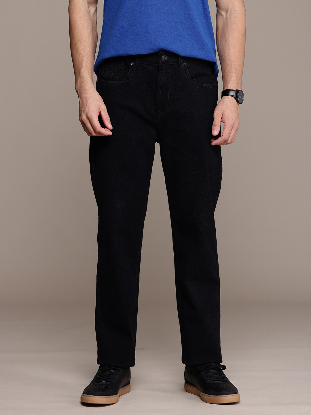 French Connection Men No Fade Mid Rise Jeans