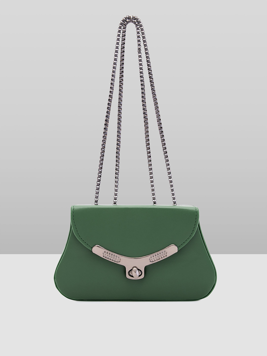 Caprese Miko Women Green Medium Sling Bag