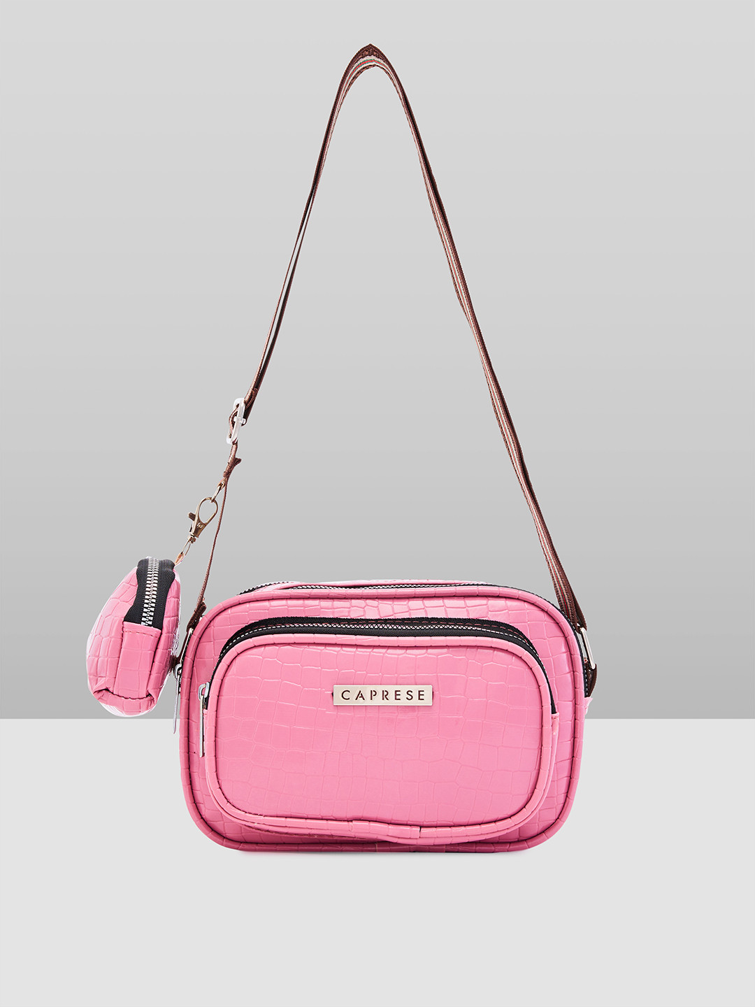 Caprese Hiko Women Blush Medium Sling Bag