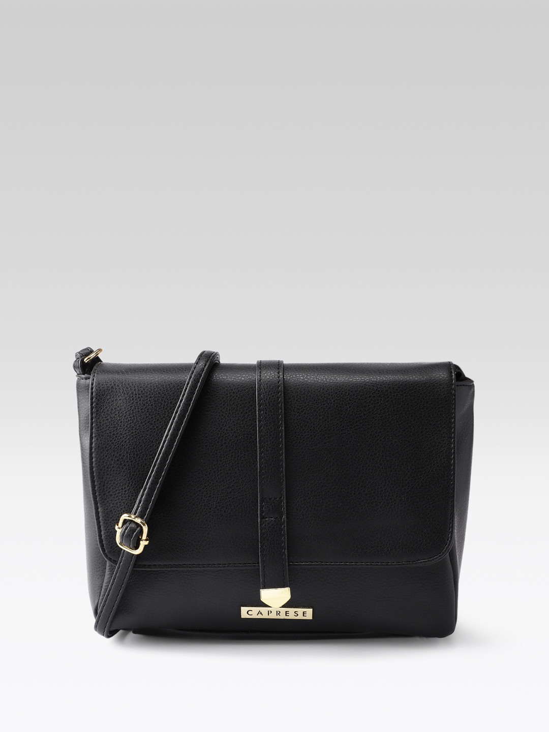 Caprese Romea Women Black Medium Sling Bag