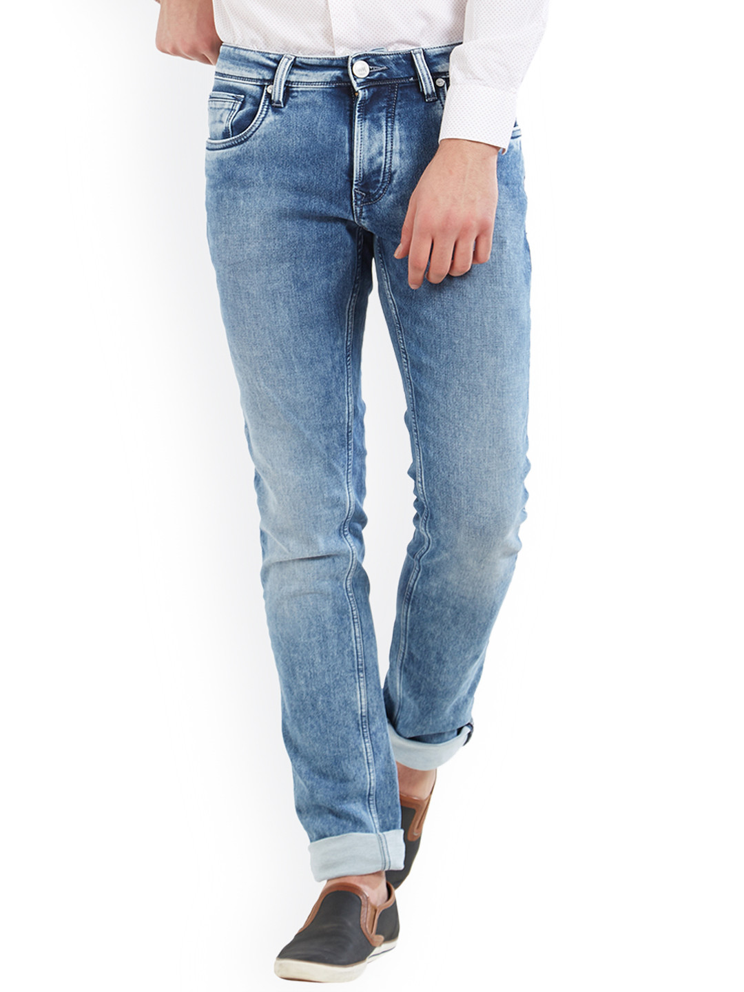 Buy Lawman Pg3 Men Blue Slim Fit Mid 
