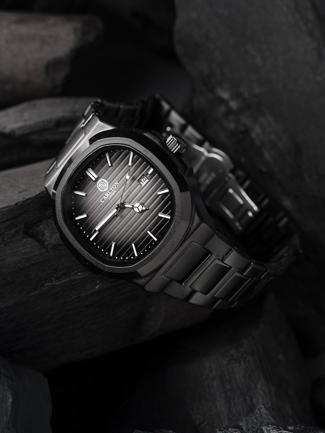 Carlton London Men Arthur Analog Watch CLSBLKNM