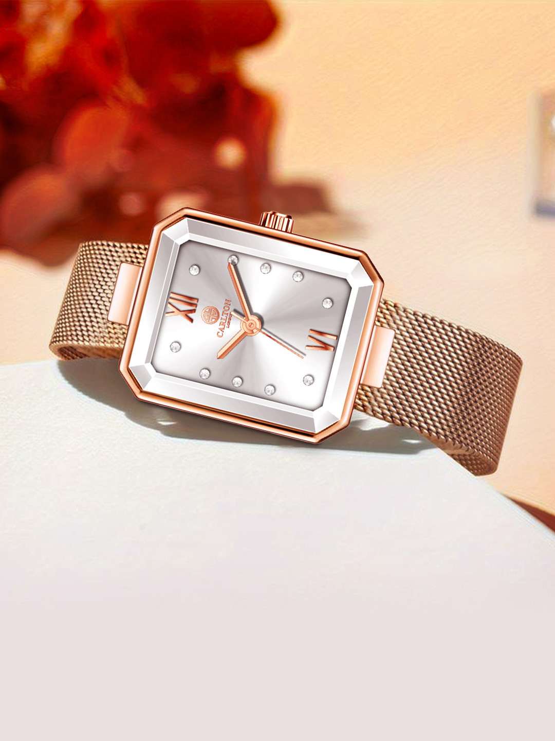 Carlton London Women Brixton Analog Watch CLRGMWHT