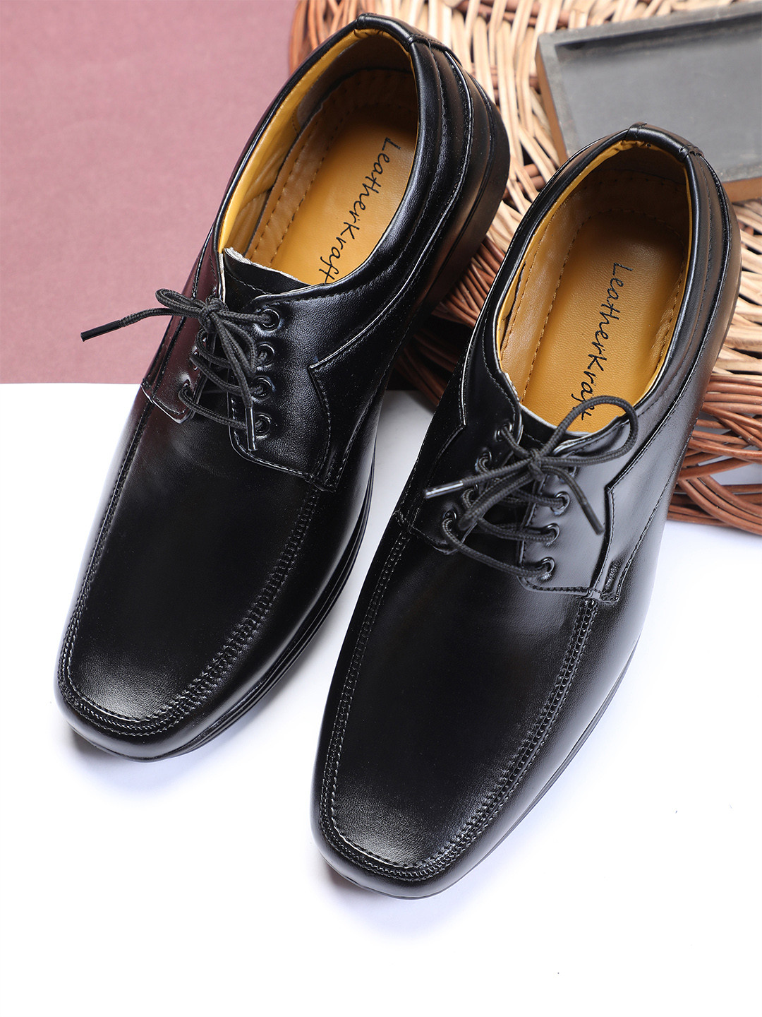 LeatherKraft Men Formal Derbys