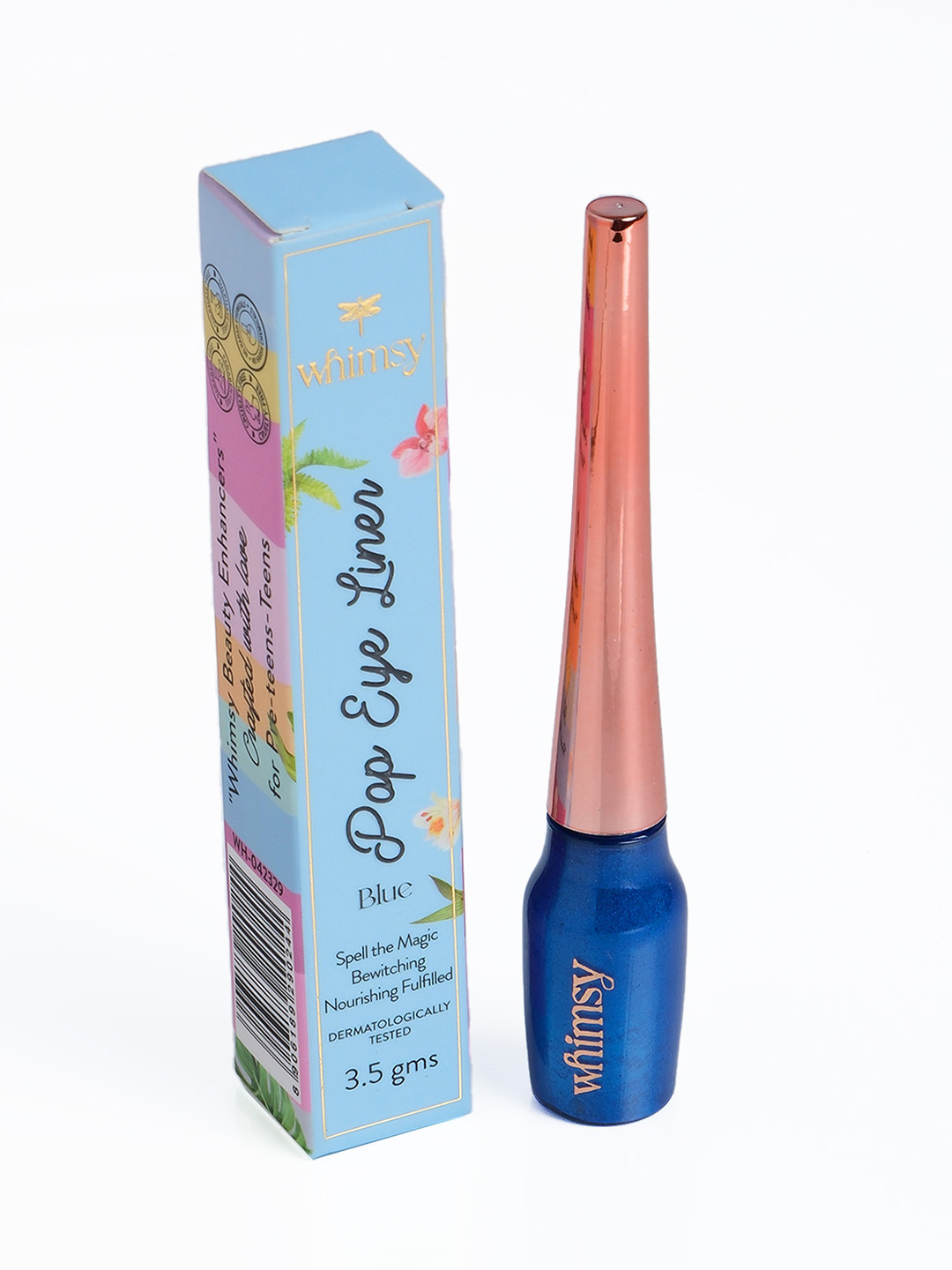 Whimsy Safe & Organic Water Washable Pop Eyeliner For Girls - 3.5g - Blue