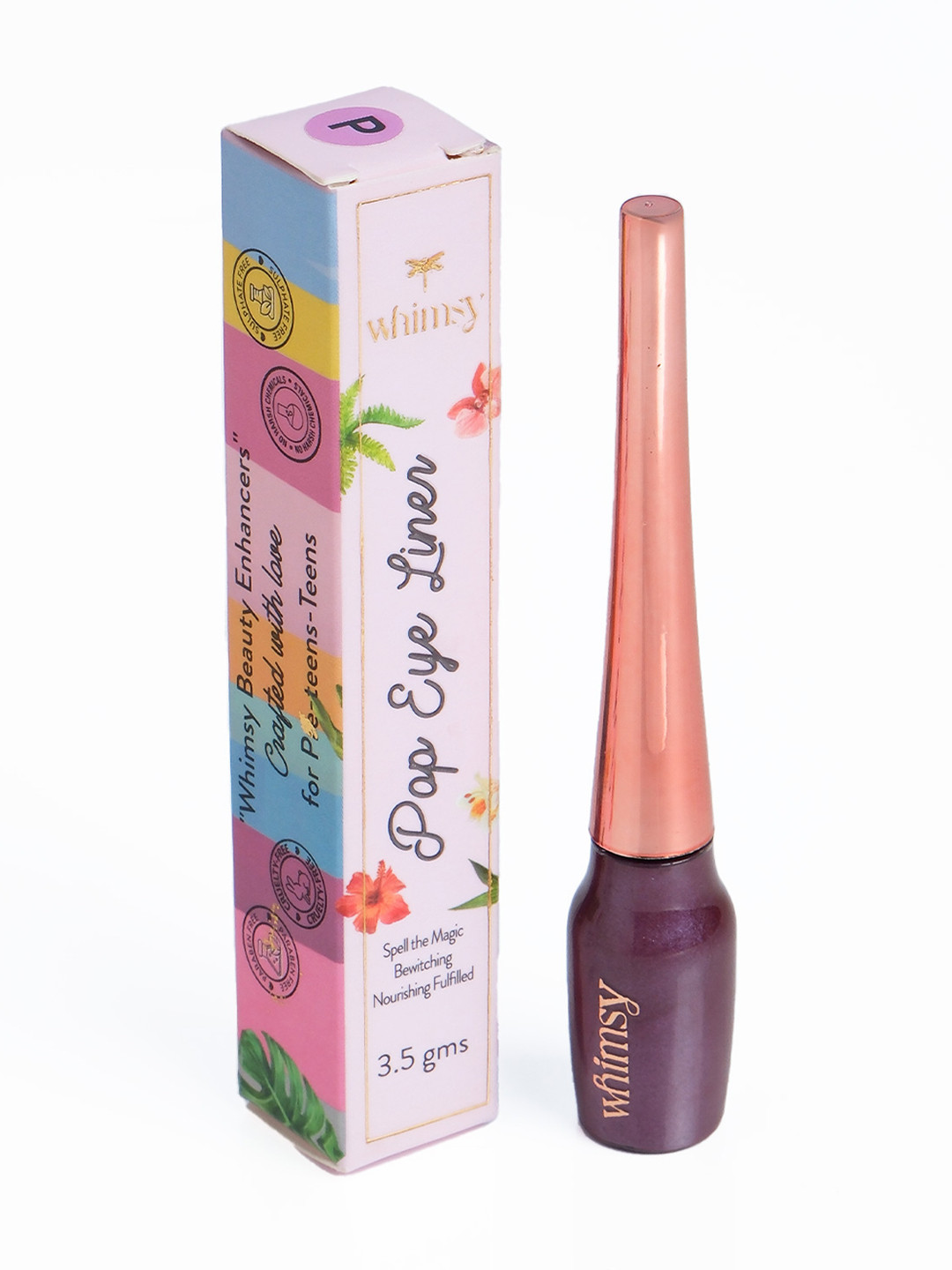 Whimsy Safe & Organic Water Washable Pop Eyeliner For Girls - 3.5g - Purple