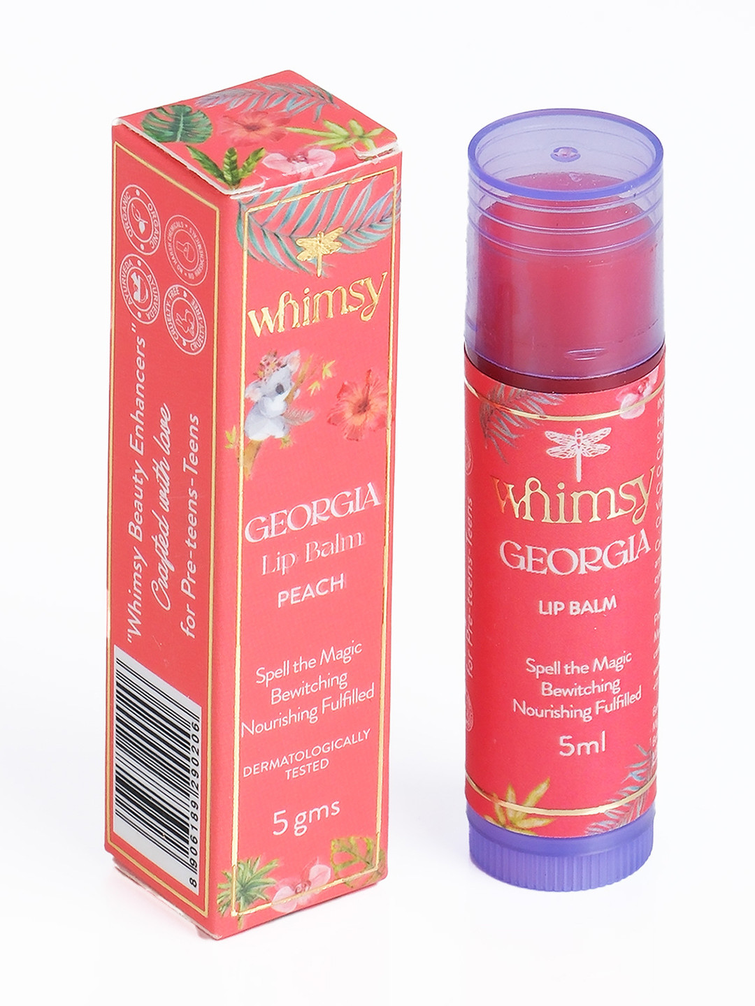 Whimsy Beauty Soft Smooth Lip Balm With Shea Butter-10g-Georgia