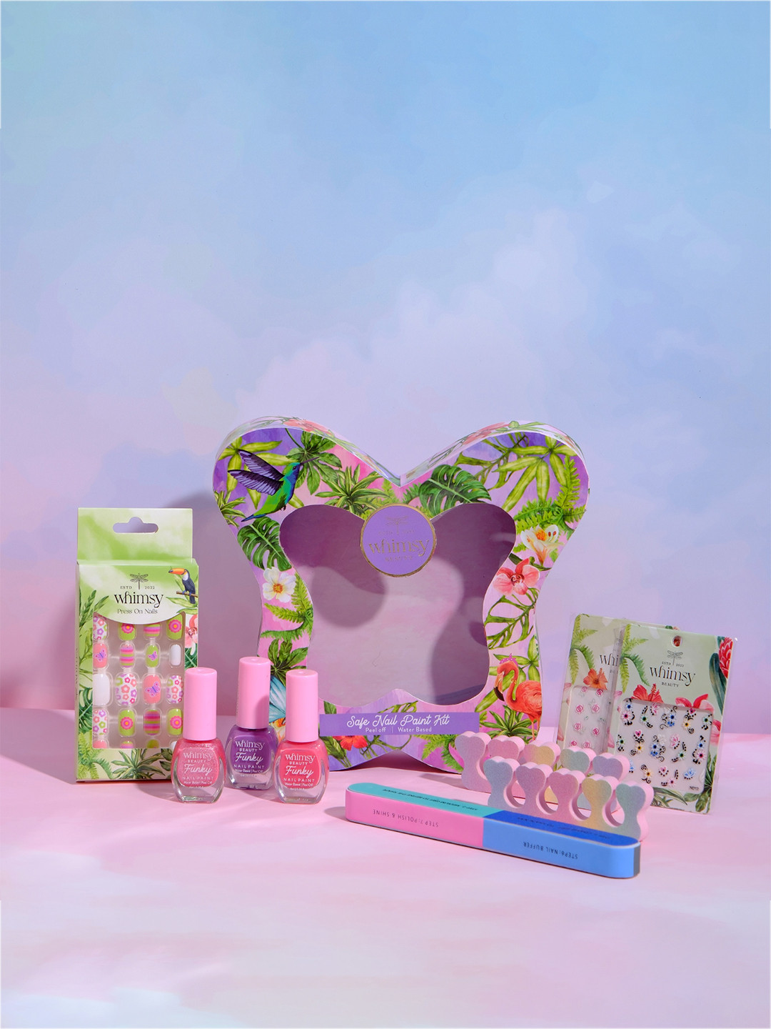 Whimsy Beauty Set Of 8 Non-Toxic Nailpaint Kit