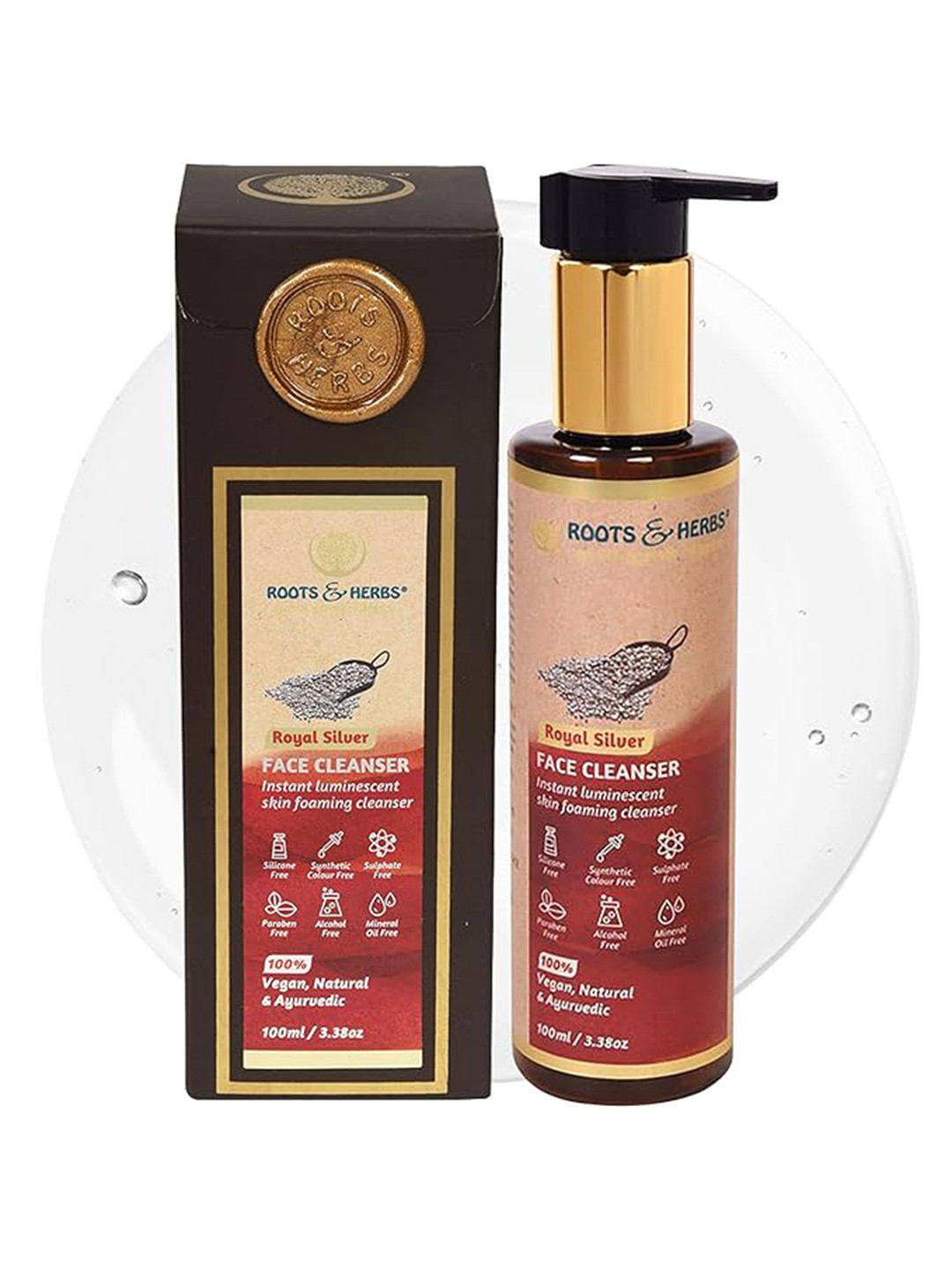 ROOTS & HERBS Royal Silver Face Cleanser-100ml