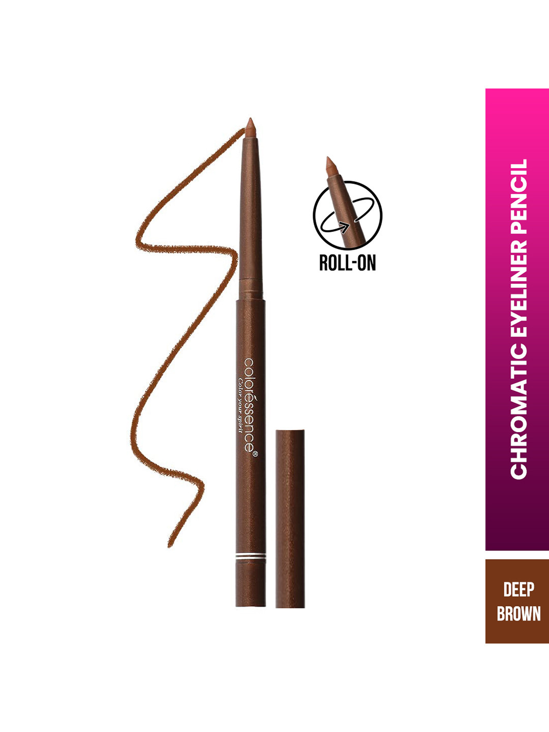 Coloressence Chromatic Eyeliner Pencil - 0.25 g - Deep Brown