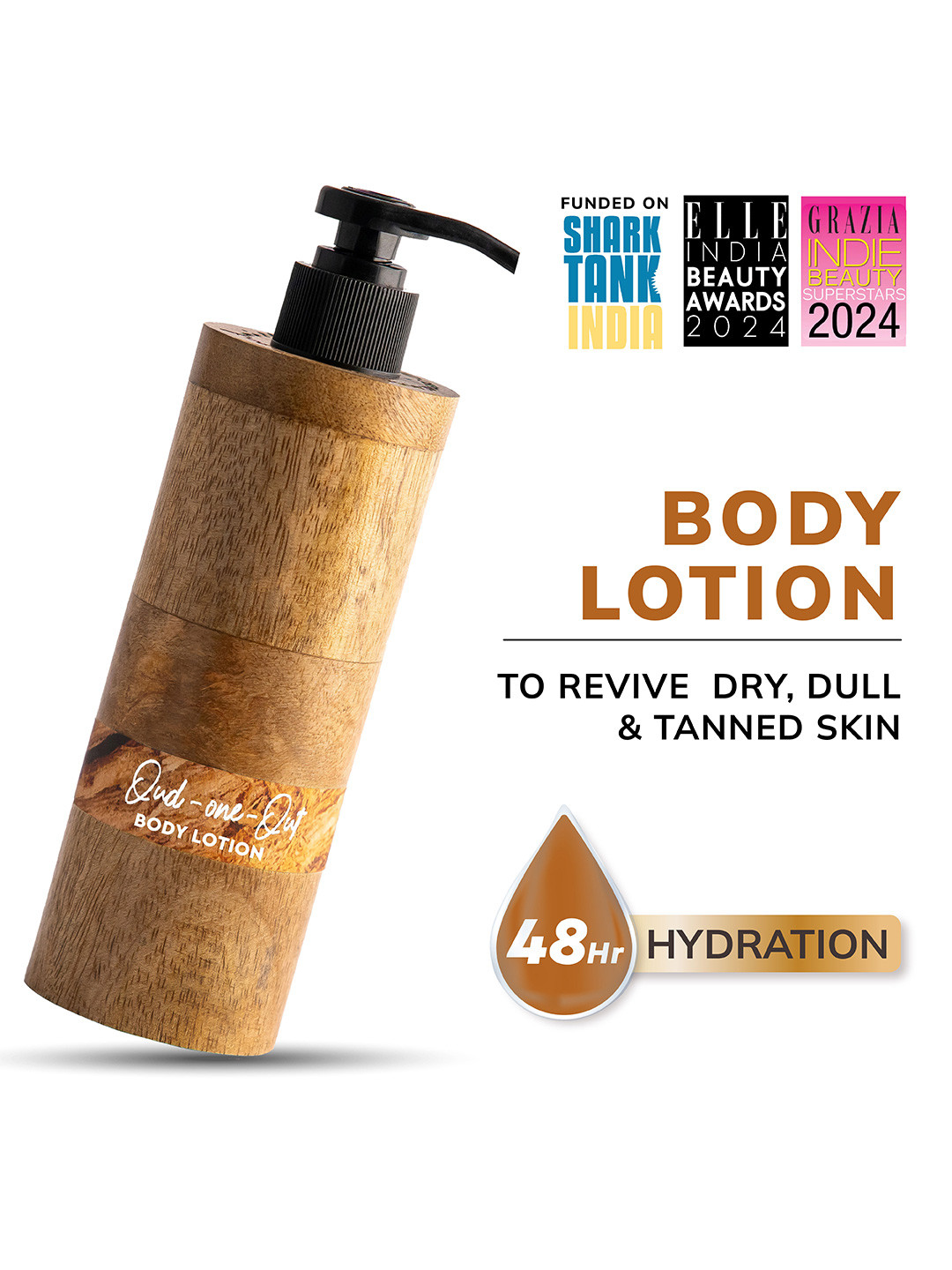 Mintree Organic Oud Moisturizing Body Lotion For Dry Skin With Ceramide-200ml