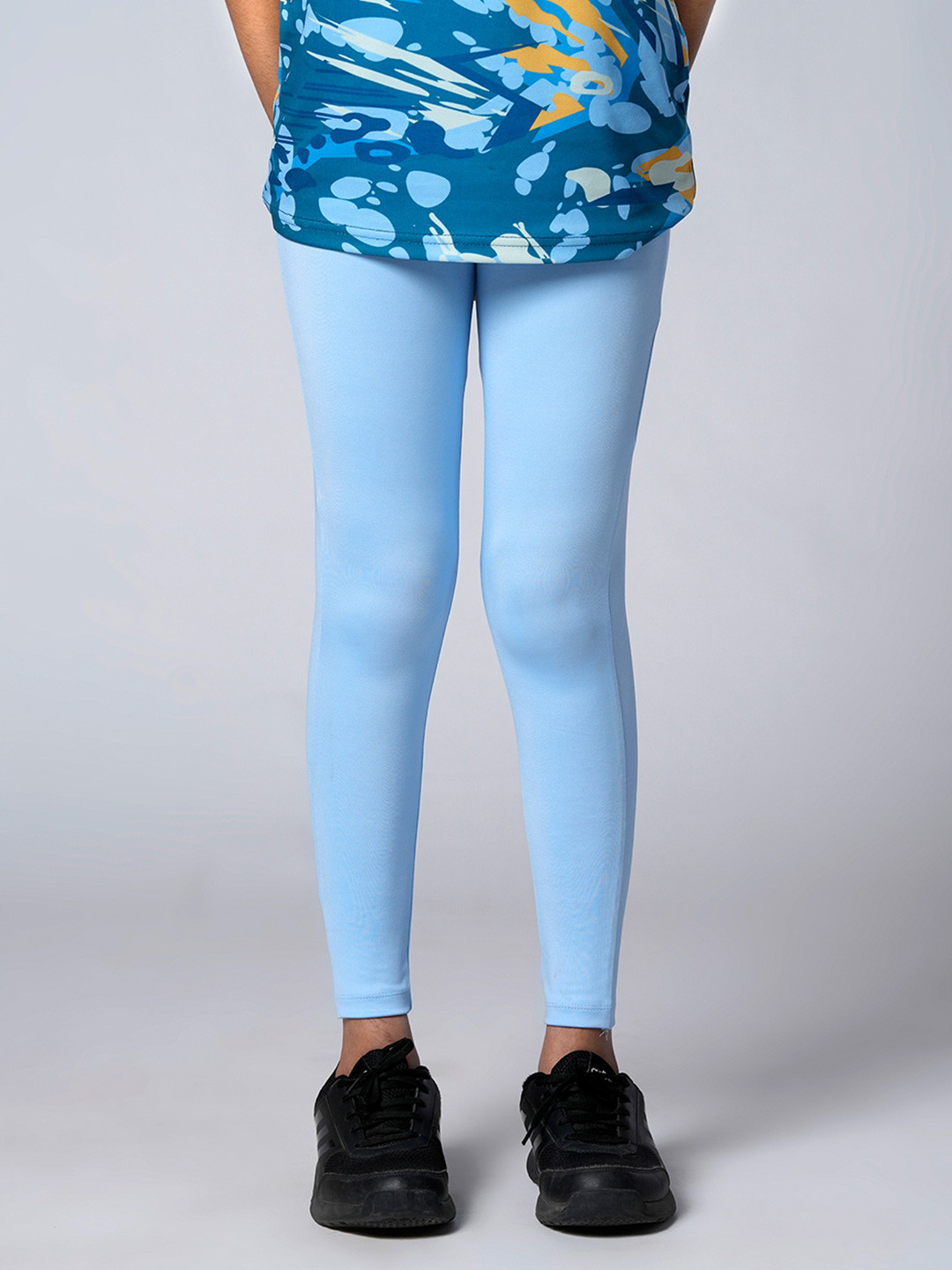 UMILDO Solid Girls High-Rise Skinny-Fit Tights