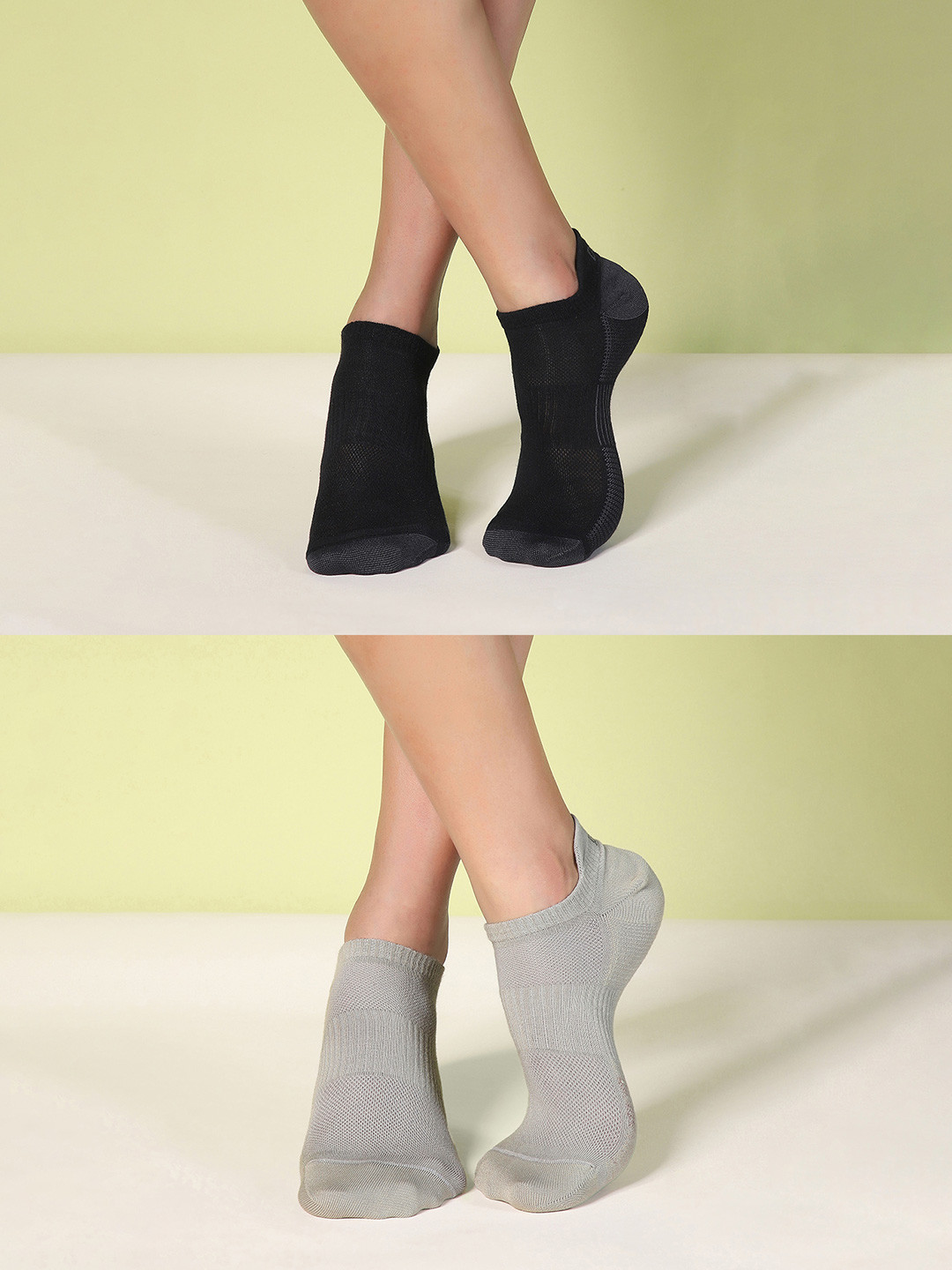 DAMENSCH Pack Of 2 Aloe-Soft Ankle-Length Socks