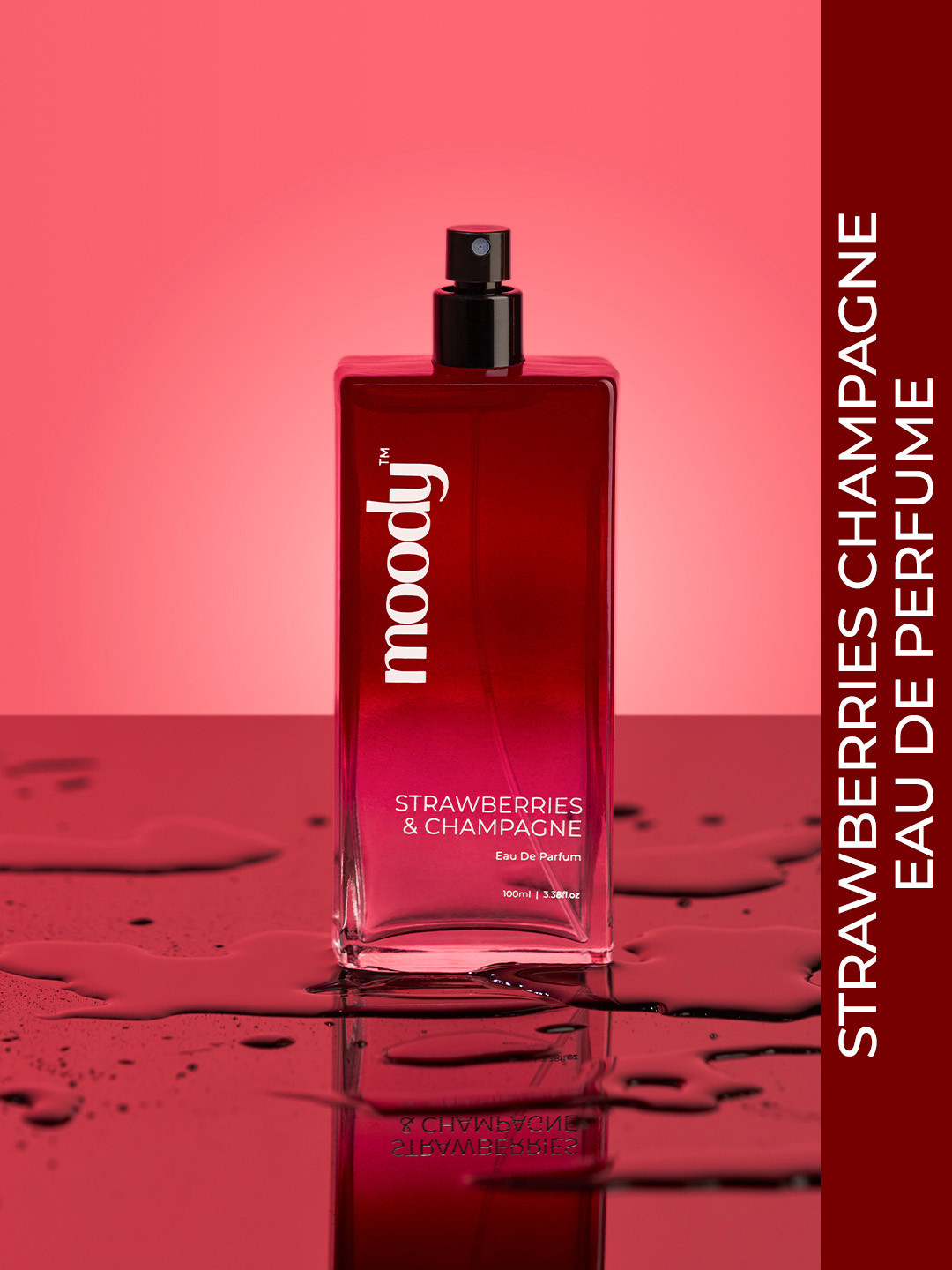 MOODY Strawberries Champagne Women Eau De Parfum 100ml - Image 1