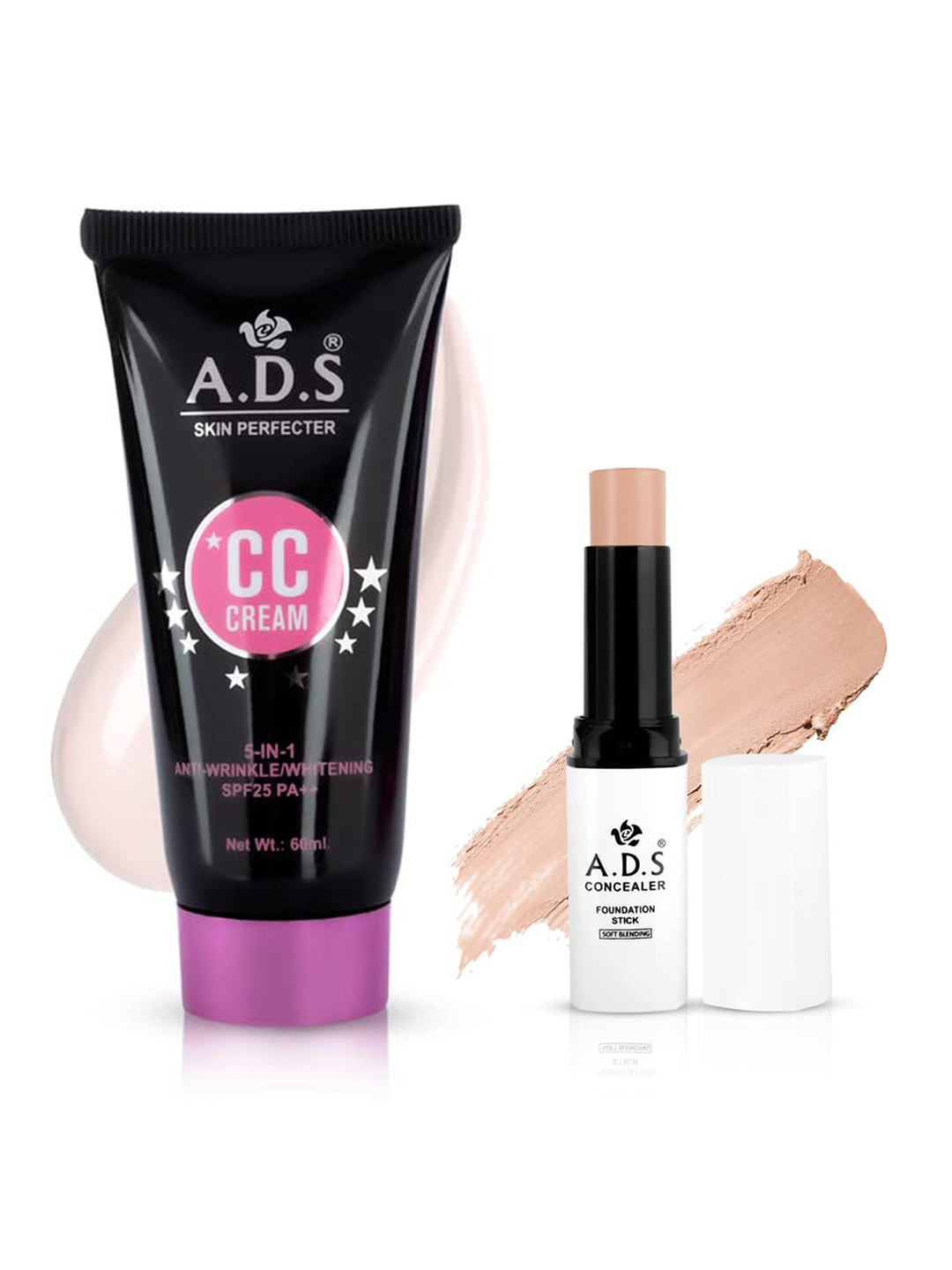 A.D.S Skin Perfecter CC Cream 60 ml With Concealer 15 g
