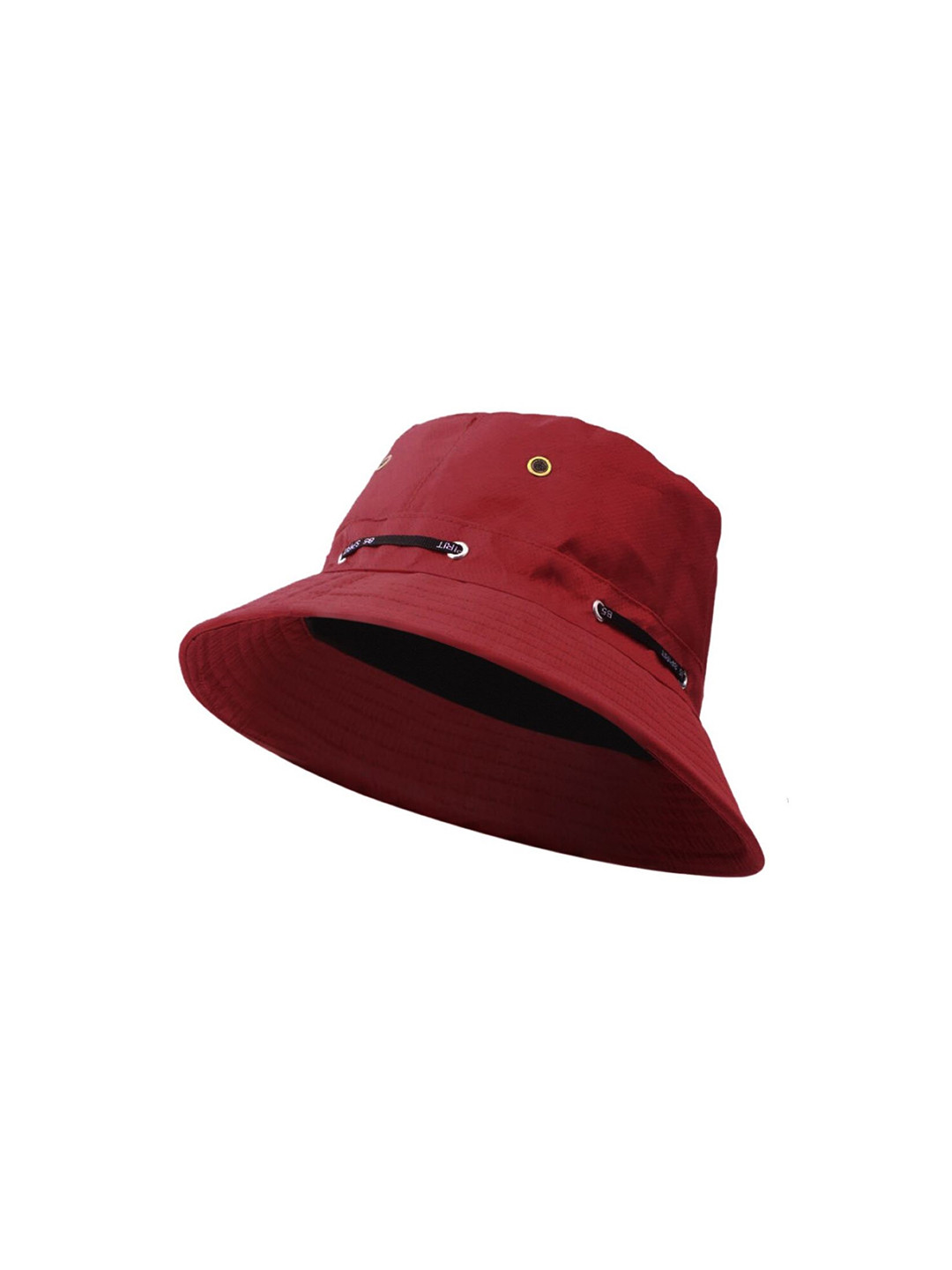 Infispace Men Maroon Solid Bucket Hat