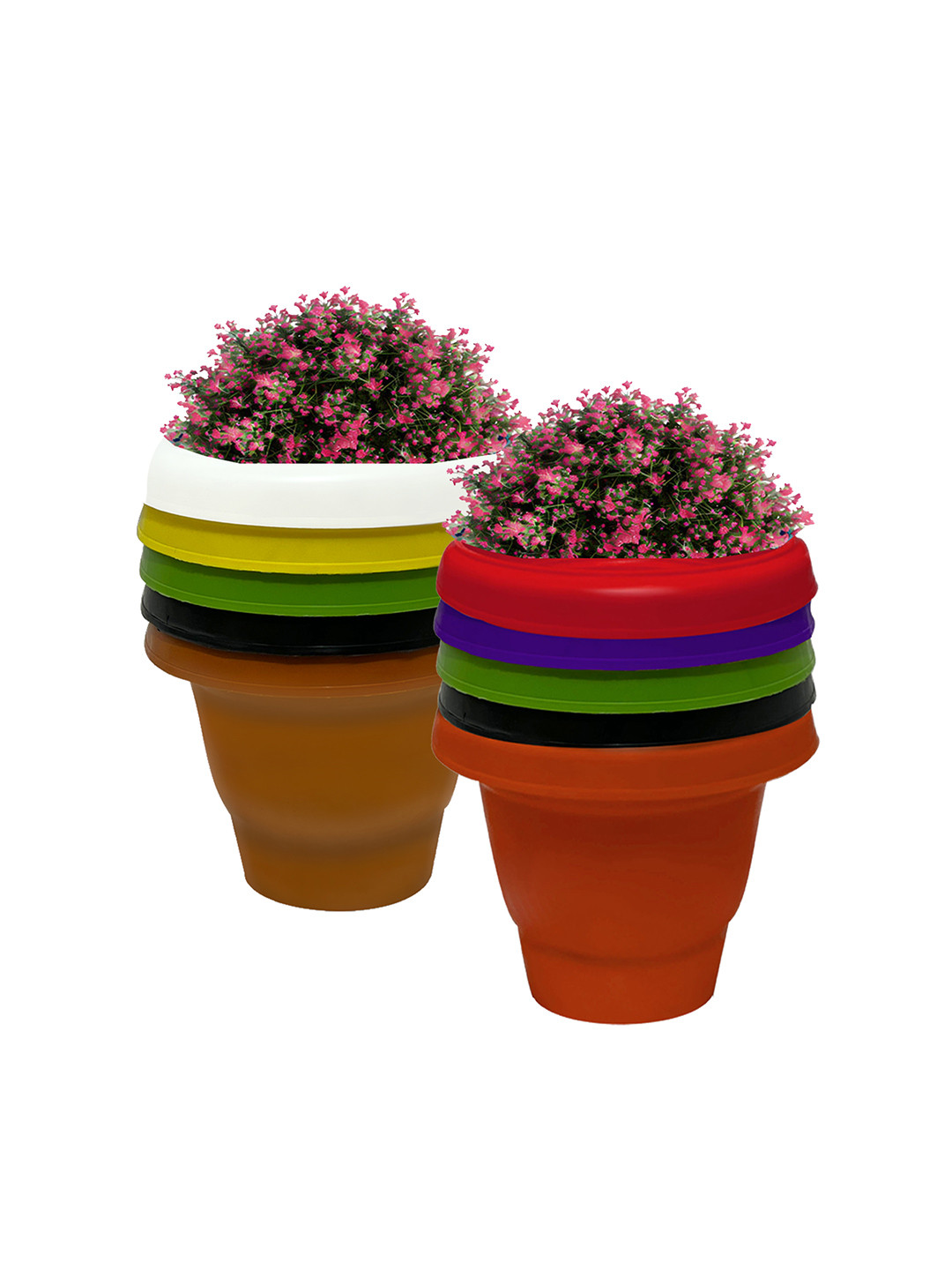 Urban Choice Blue 6 Pieces Planters