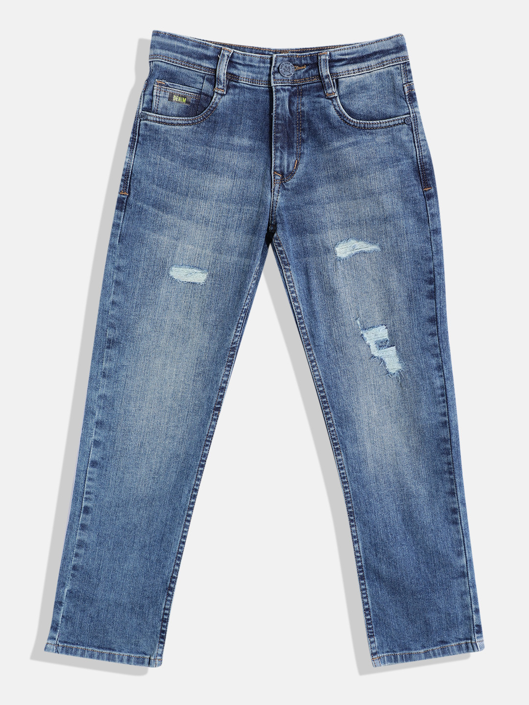 Monte Carlo Boys Straight Fit Stretchable Jeans