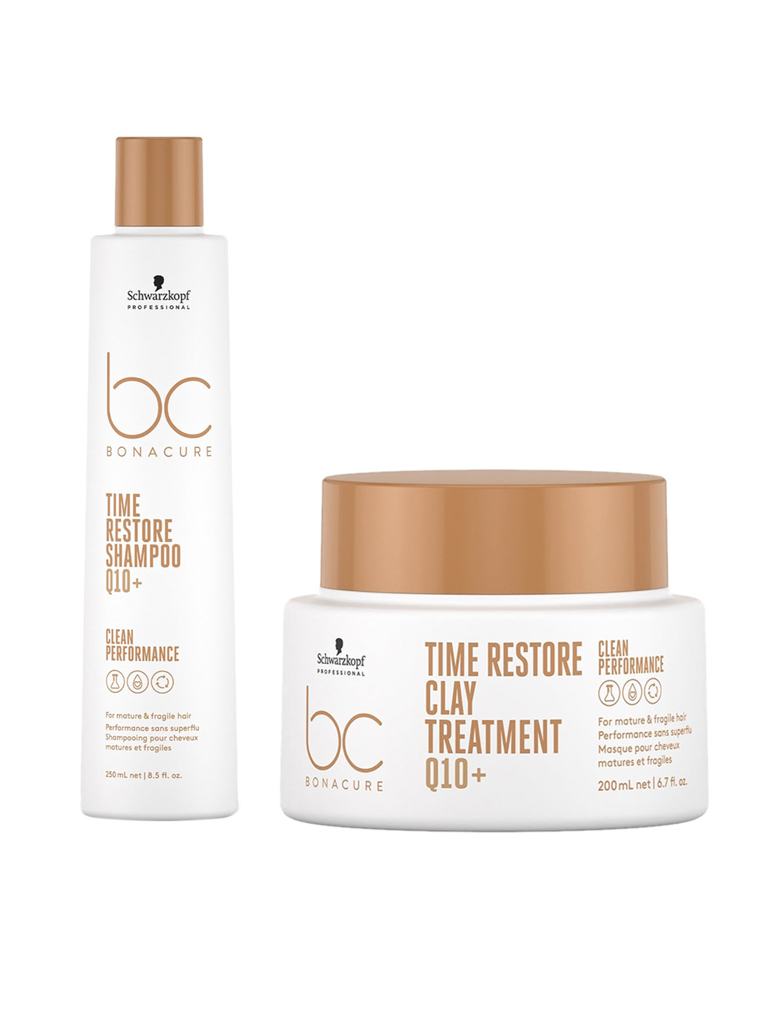 Schwarzkopf PROFESSIONAL Bonacure Time Restore Hair Care Combo - 450ml