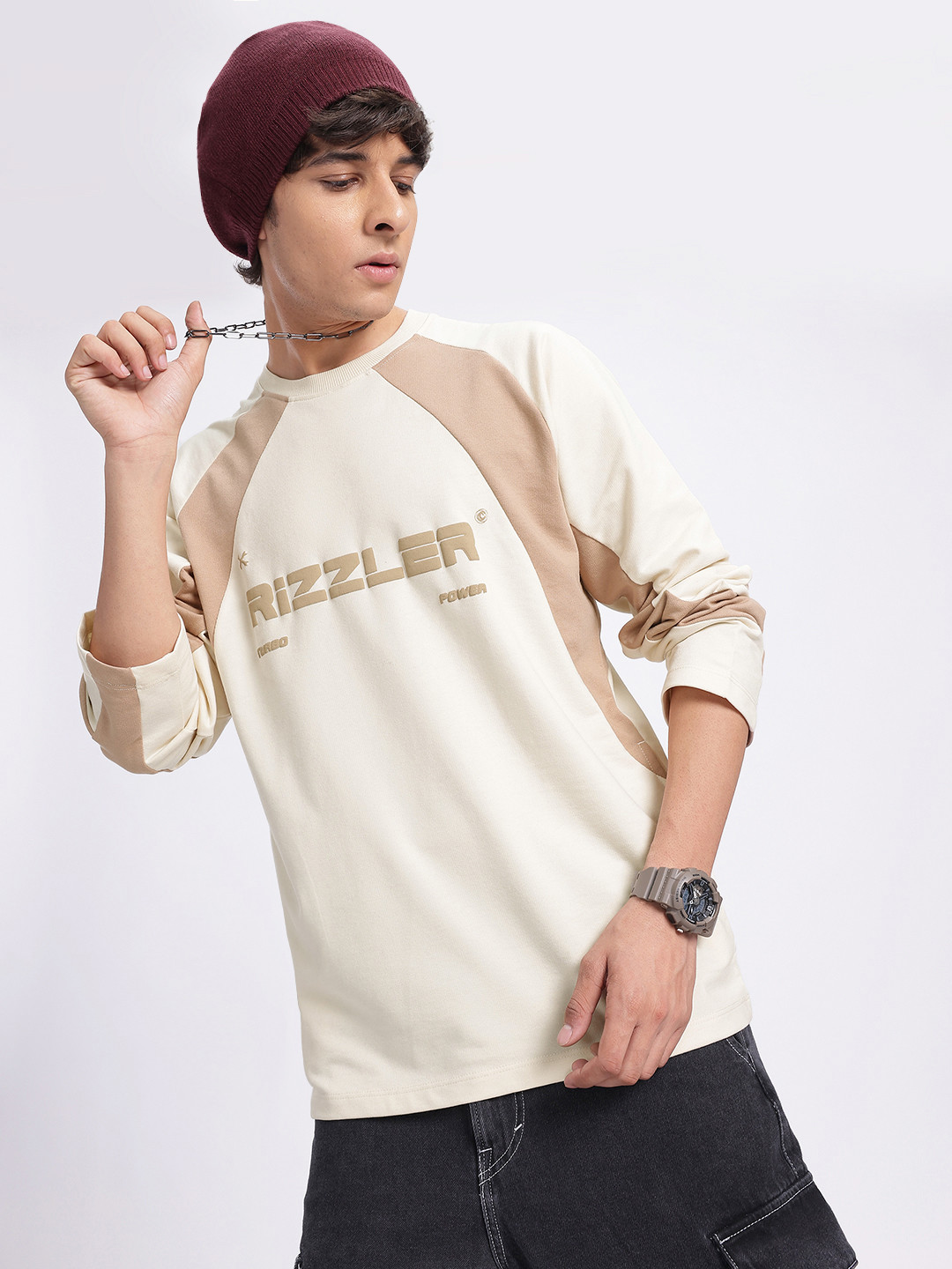 Kook N Keech Colourblock Panels Sweatshirt