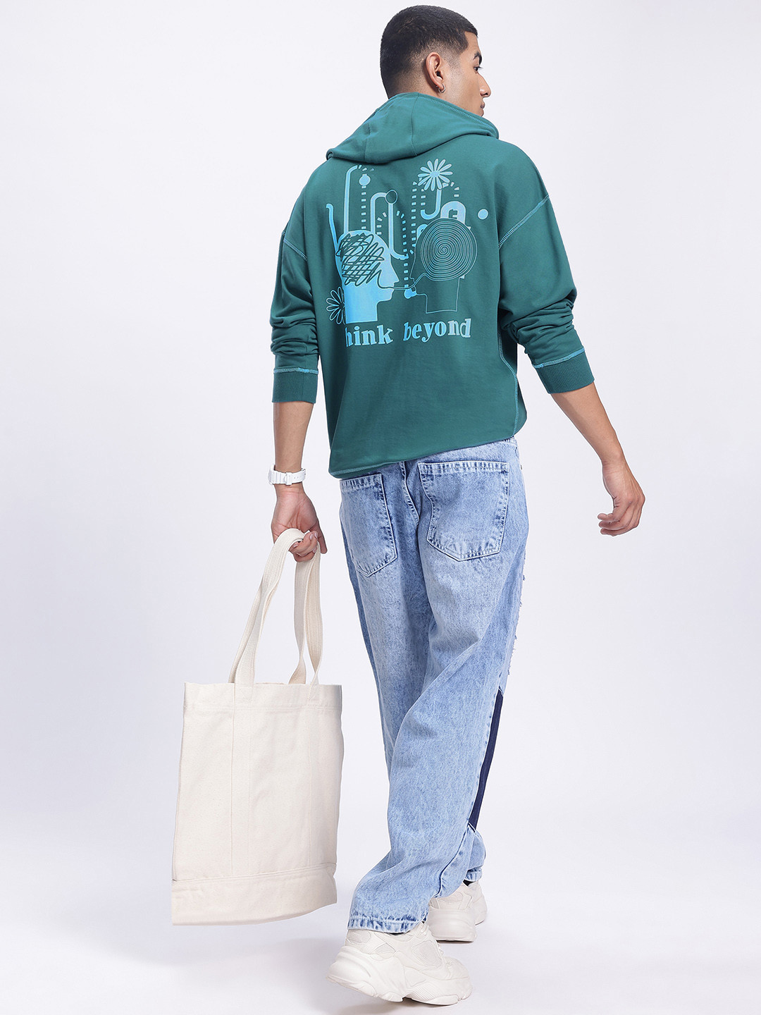 Kook N Keech Graphic Drift Relaxed Hooded Sweatshirt