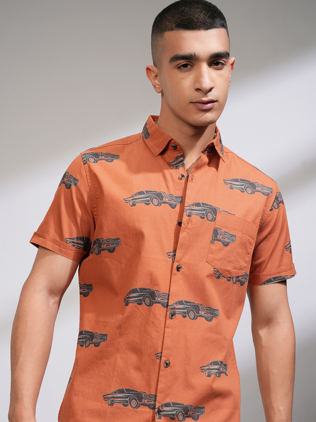 HIGHLANDER Men Printed Slim Fit Shirt at ₹164 – Myntra