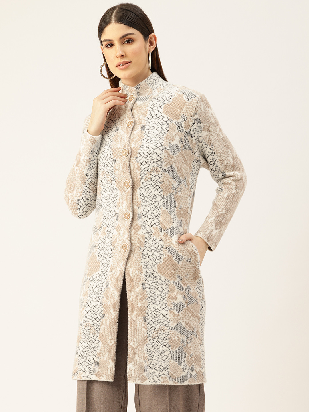 APSLEY Self Design Overcoat