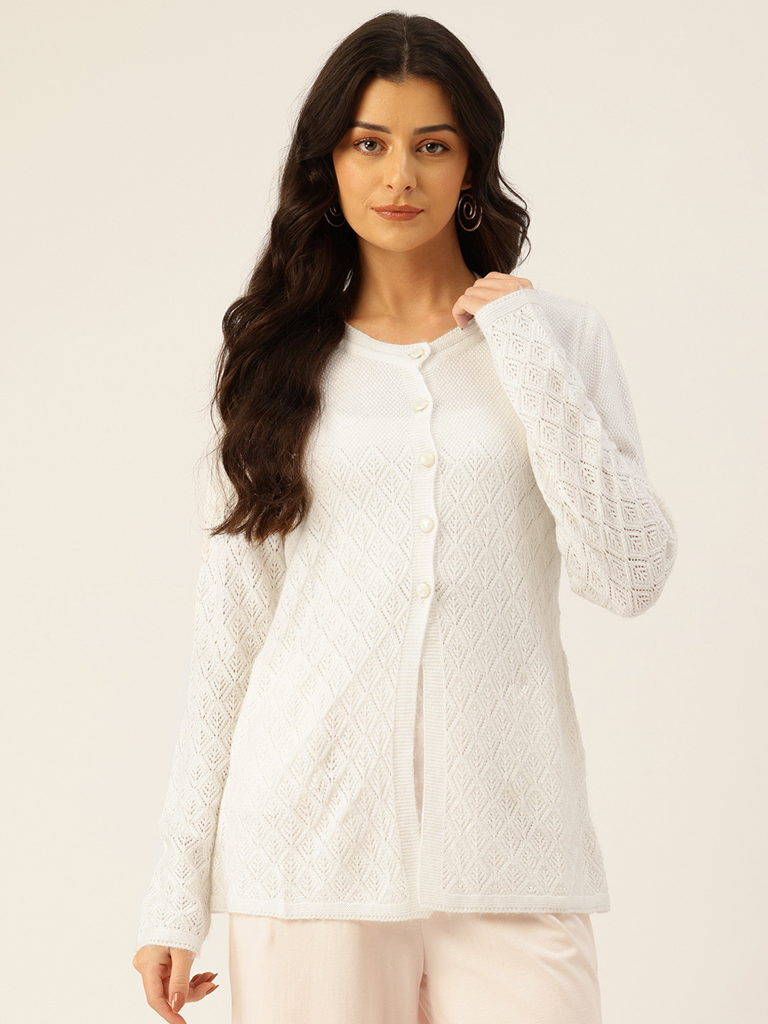 APSLEY Open Knit Cardigan