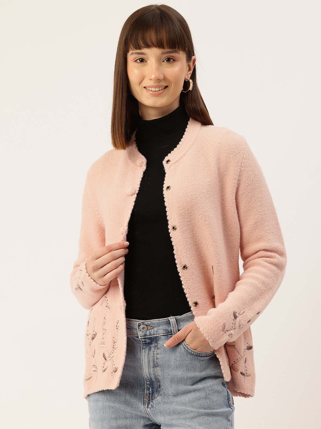 APSLEY Floral Embroidered Cardigan