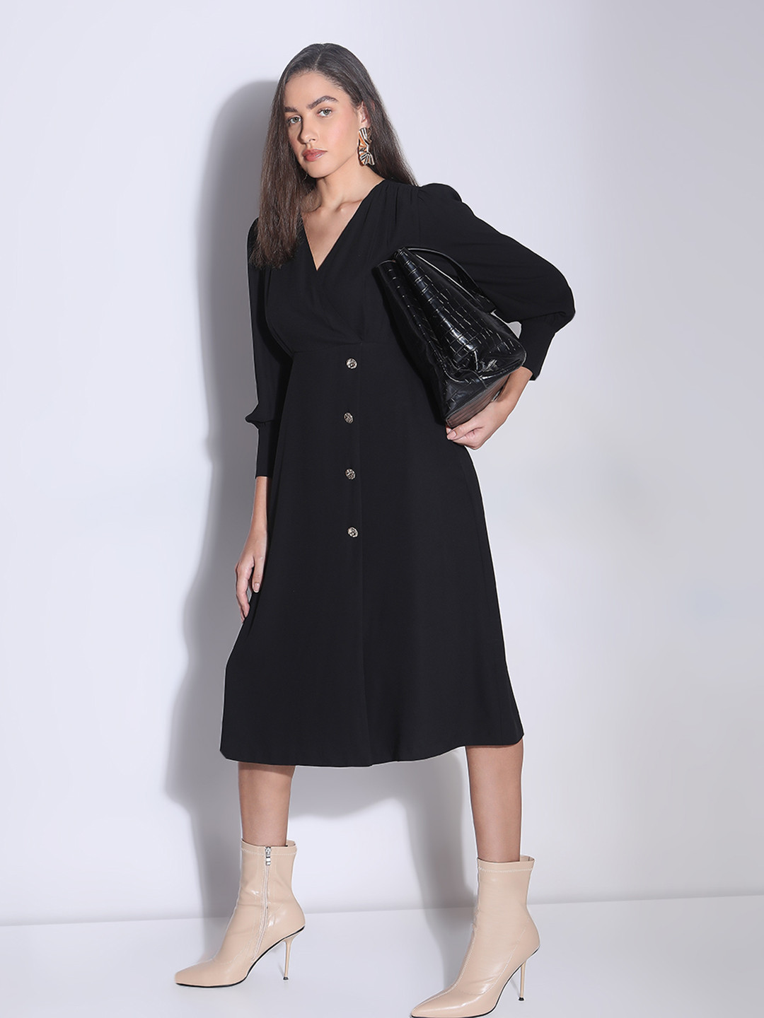 Vero Moda Formal Fit & Flare Midi Dress