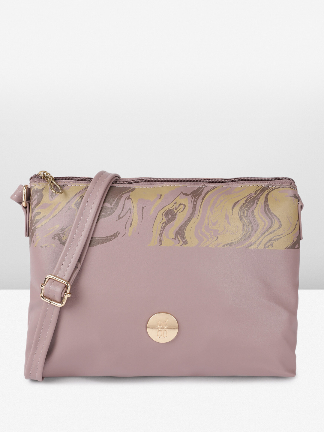 Baggit Abstract Printed Lxe Elfman Hh Magen Structured Sling Bag