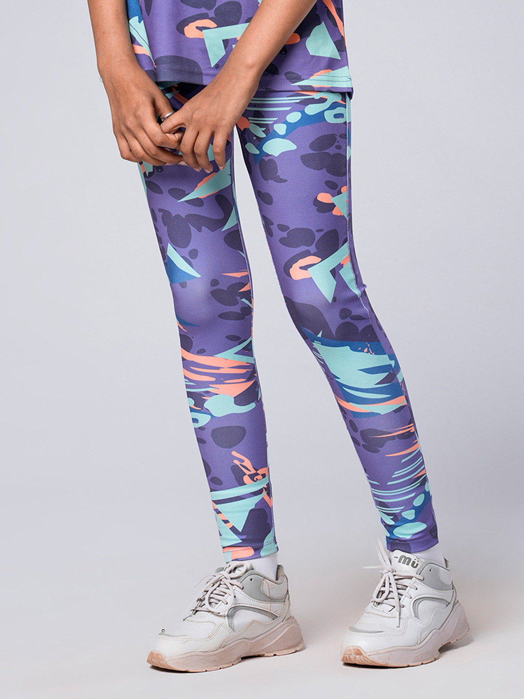 UMILDO Printed Ankle-Length Tights