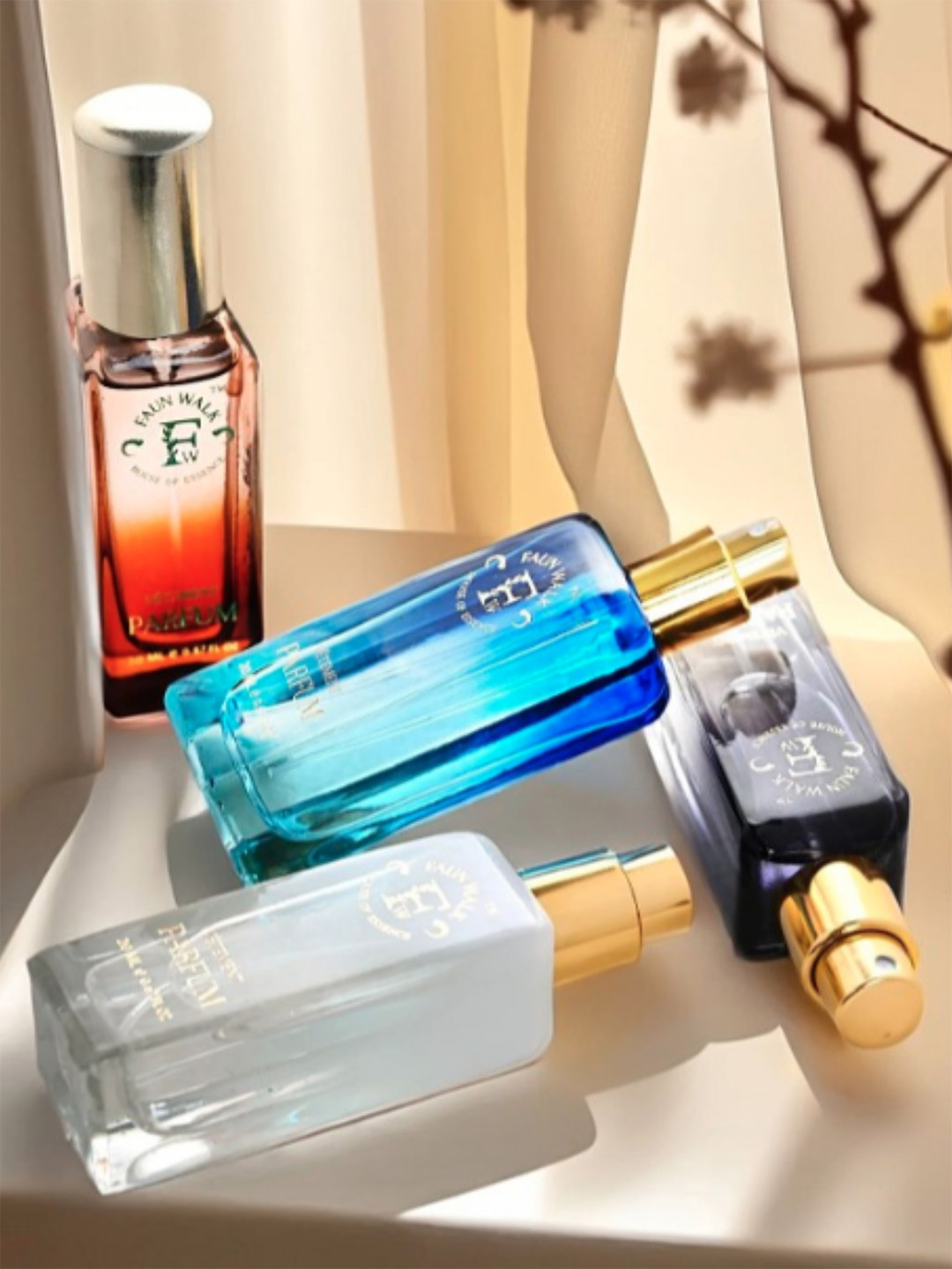 FAUN WALK Set Of 4 Tiger King Damsel Sicilian Dew Bulgarian Oud Eau de Parfum-20ml Each