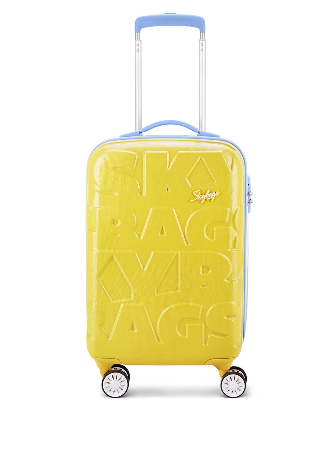 Skybags Crest Textured Hard Cabin Trolley Suitcase- 34L