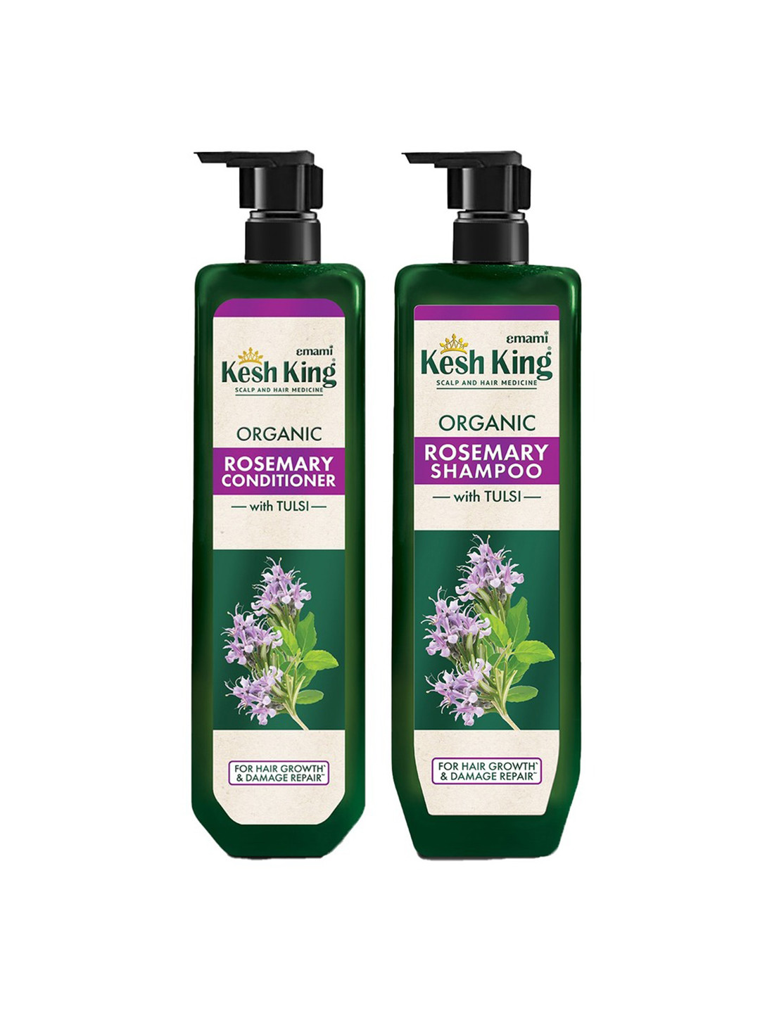 Kesh King Rosemary Hair Care Combo - Shampoo 300ml + Conditioner 200ml