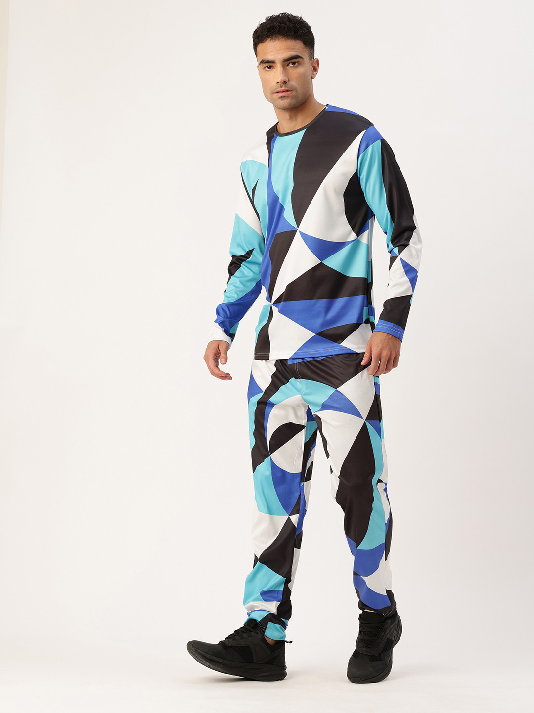 Sports 52 wear Men Abstract Printed Tracksuit