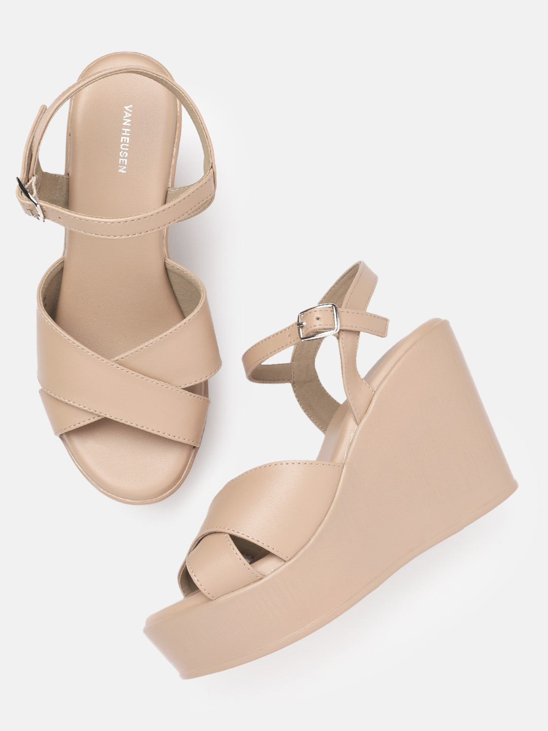 Van Heusen Criss-Cross Wedge Heels