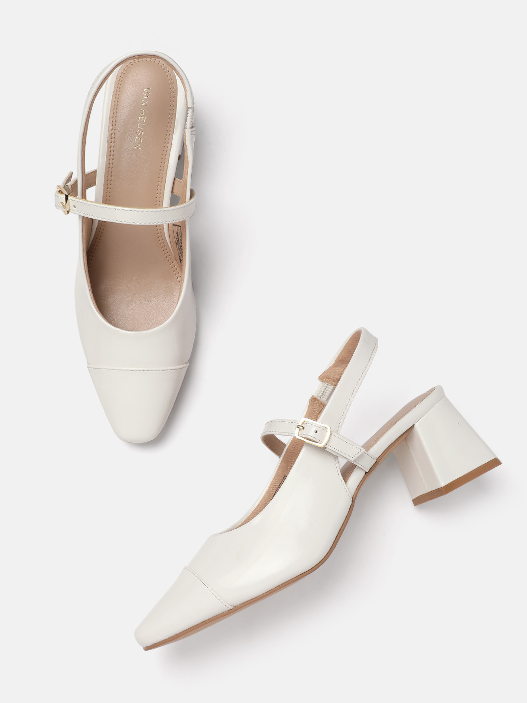 Van Heusen Block Heel Mary Janes